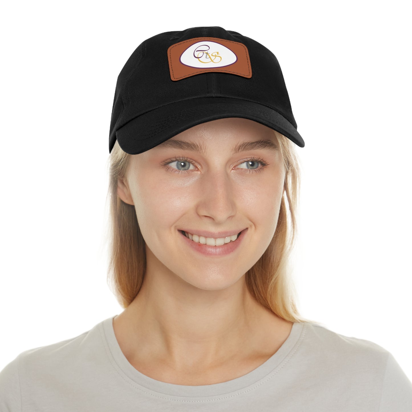 CTS Hat with Faux Leather Patch By Artist Marie Frederique