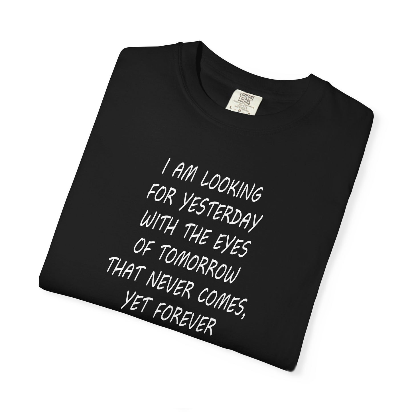 Time travel 'Looking for Yesterday' T-Shirt by artist Marie Frederique