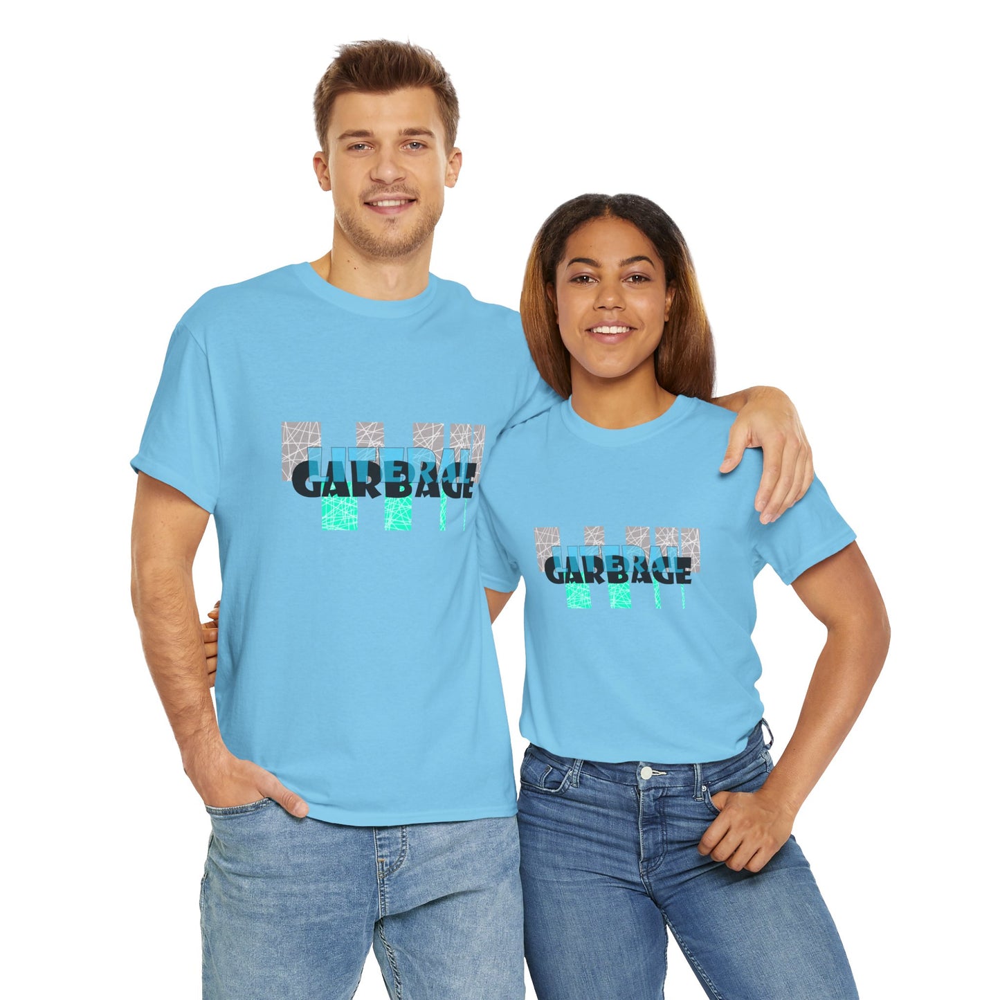 LITERAL GARBAGE Casual Nerd Shirt by artist Marie Frederique