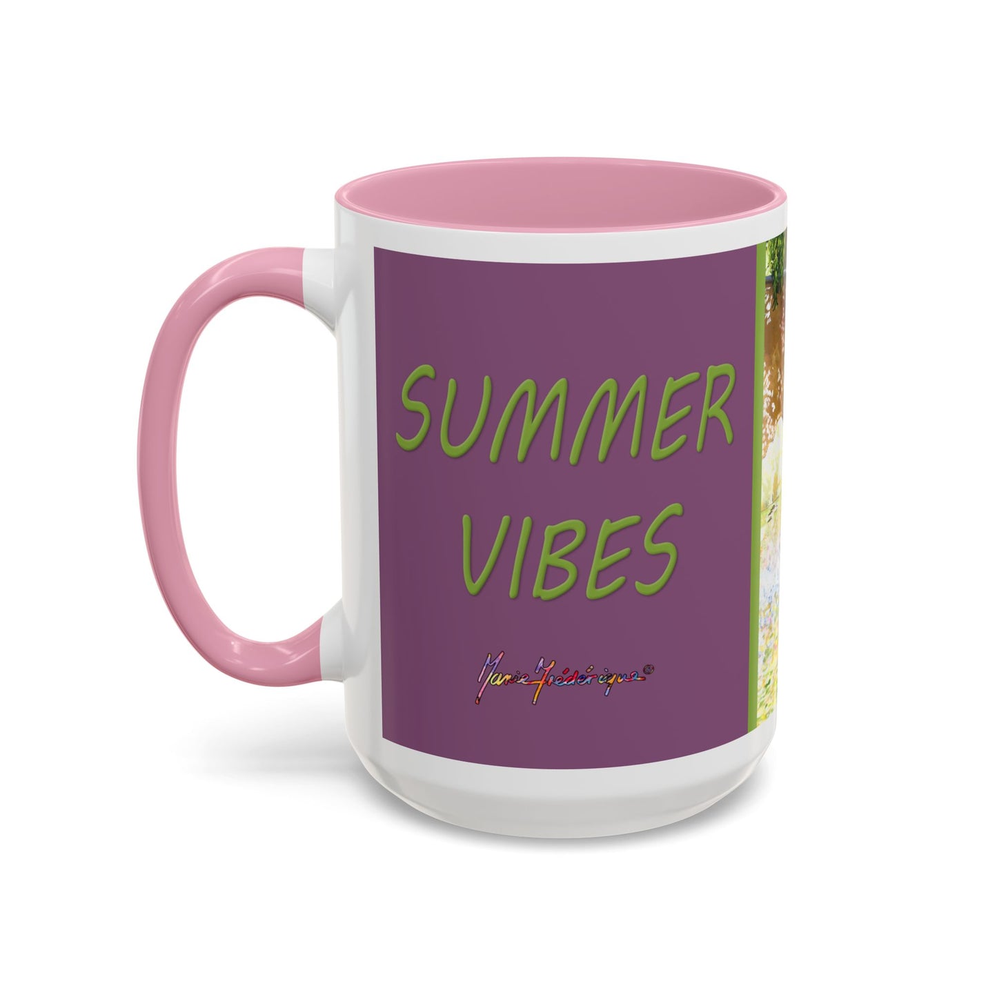 SUMMER VIBES - Purple patio by Artist Marie Frederique