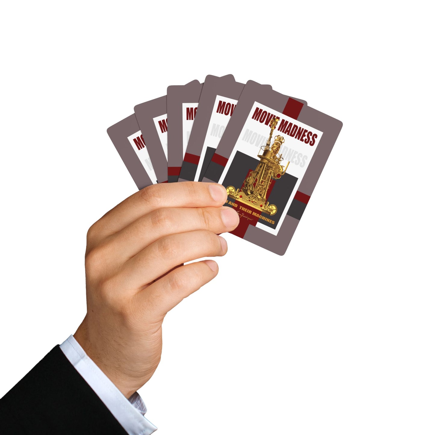 Playing Cards - Movie Madness, Statue of Liberty Machine Design by artist Marie Frederique