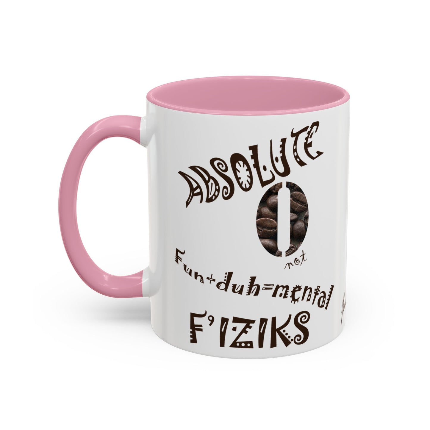 Absolute Zero - Not Fundamental Physics, Mug by Artist Marie Frederique