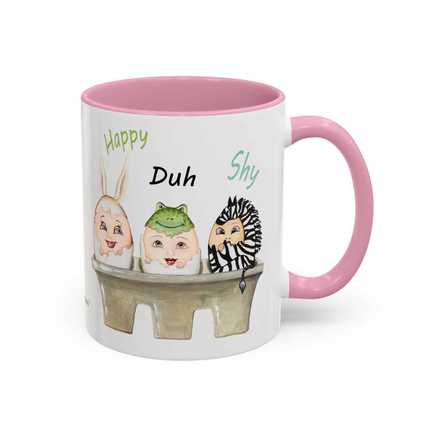 Whimsical Egg Crate 2 mug, by Artist Marie Frederique
