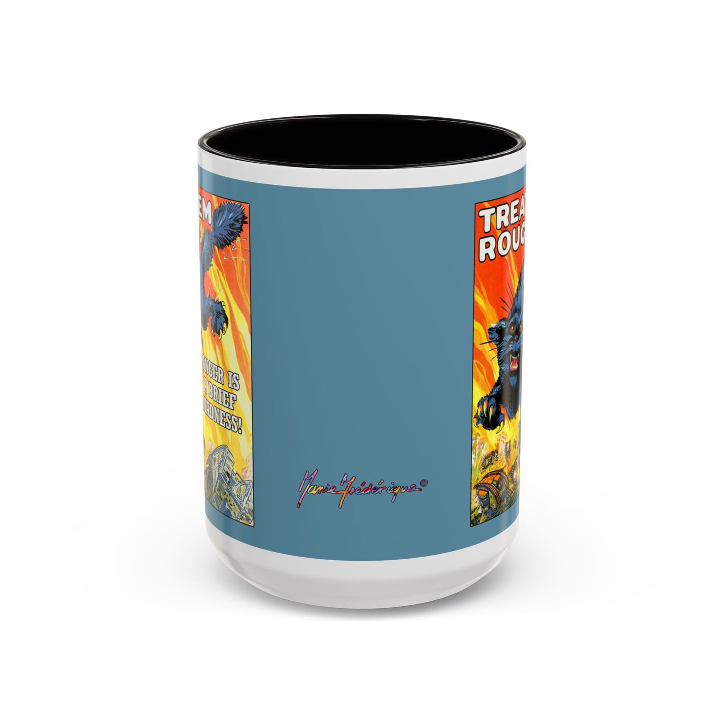 Poster Mug "Anger is a brief madness" - Colorful Mugs