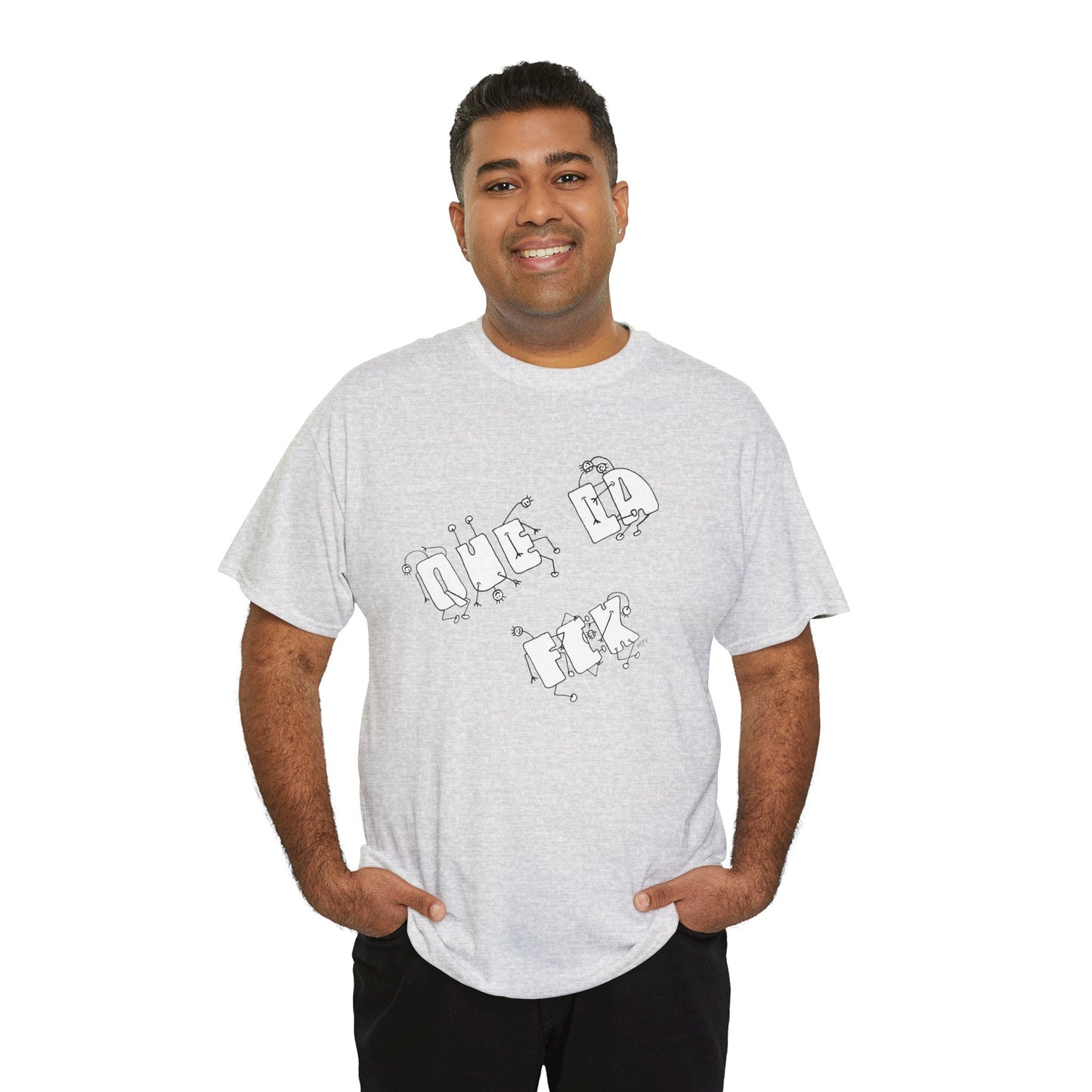 Que la Fck Graphic Shirt by artist Marie Frederique