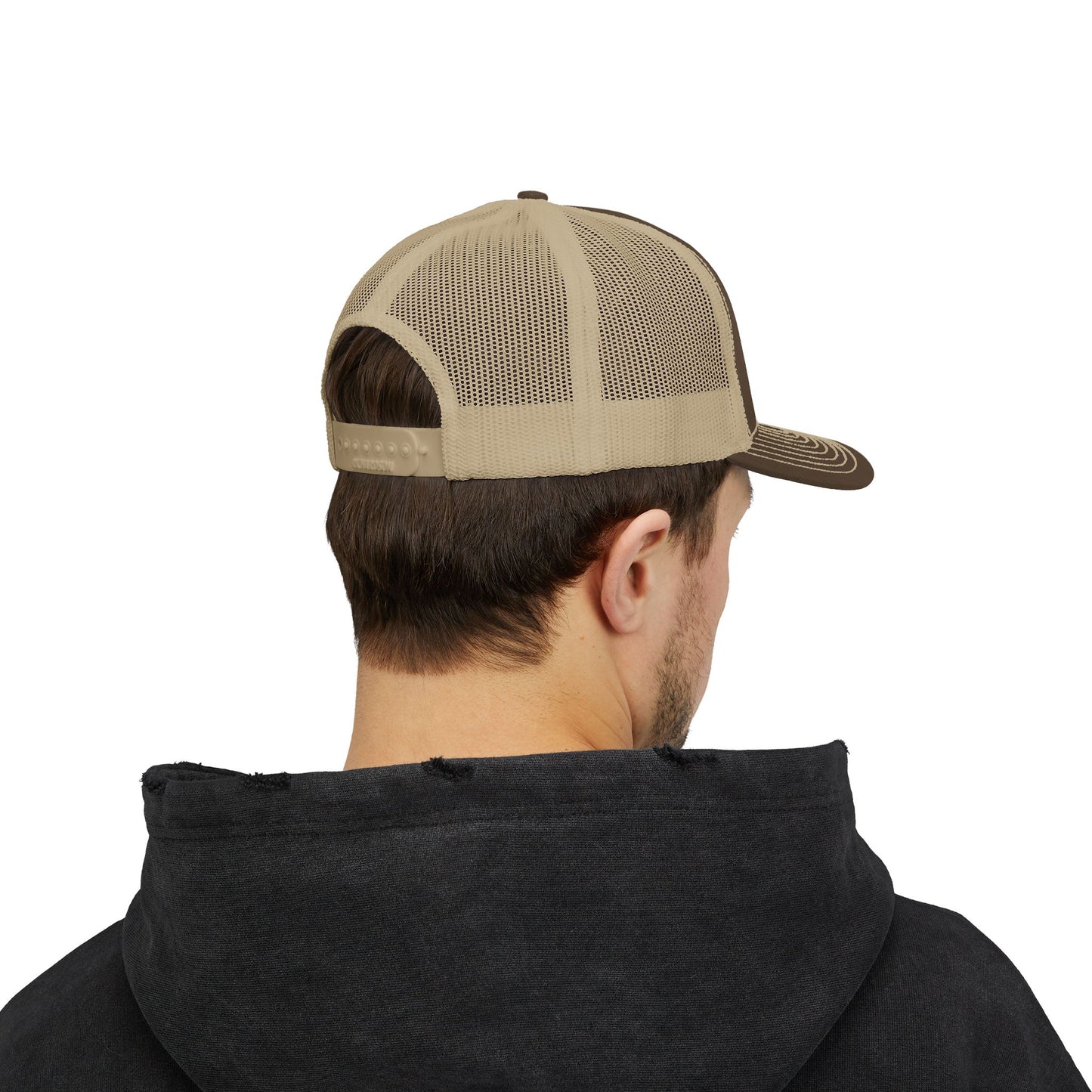 Danny Arrand Horseshoeing embroidered in black - Snapback Trucker Cap