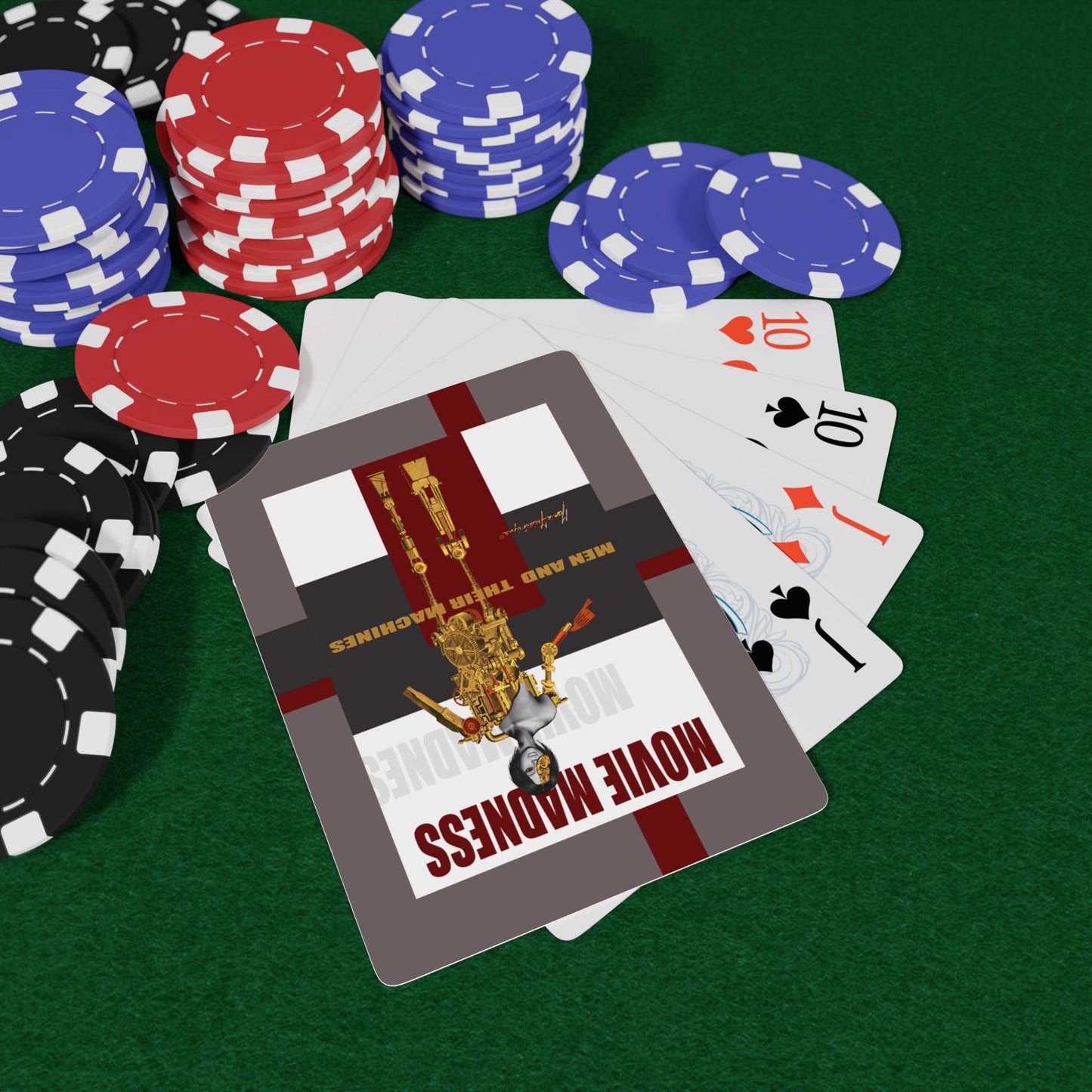 Playing cards - Movie Madness, AI for Poker - Unique Deck for Film Lovers by artist Marie Frederique