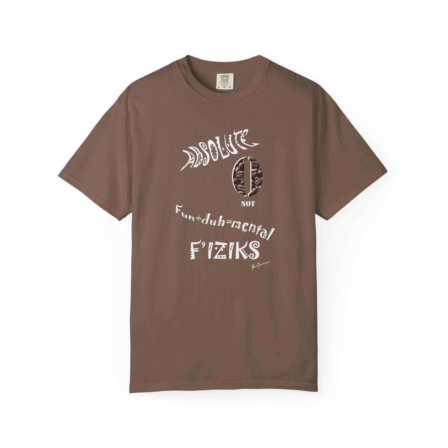 Not Fundamental Physics, Absolute Zero - Unisex Garment-Dyed T-shirt by artist Marie Frederique