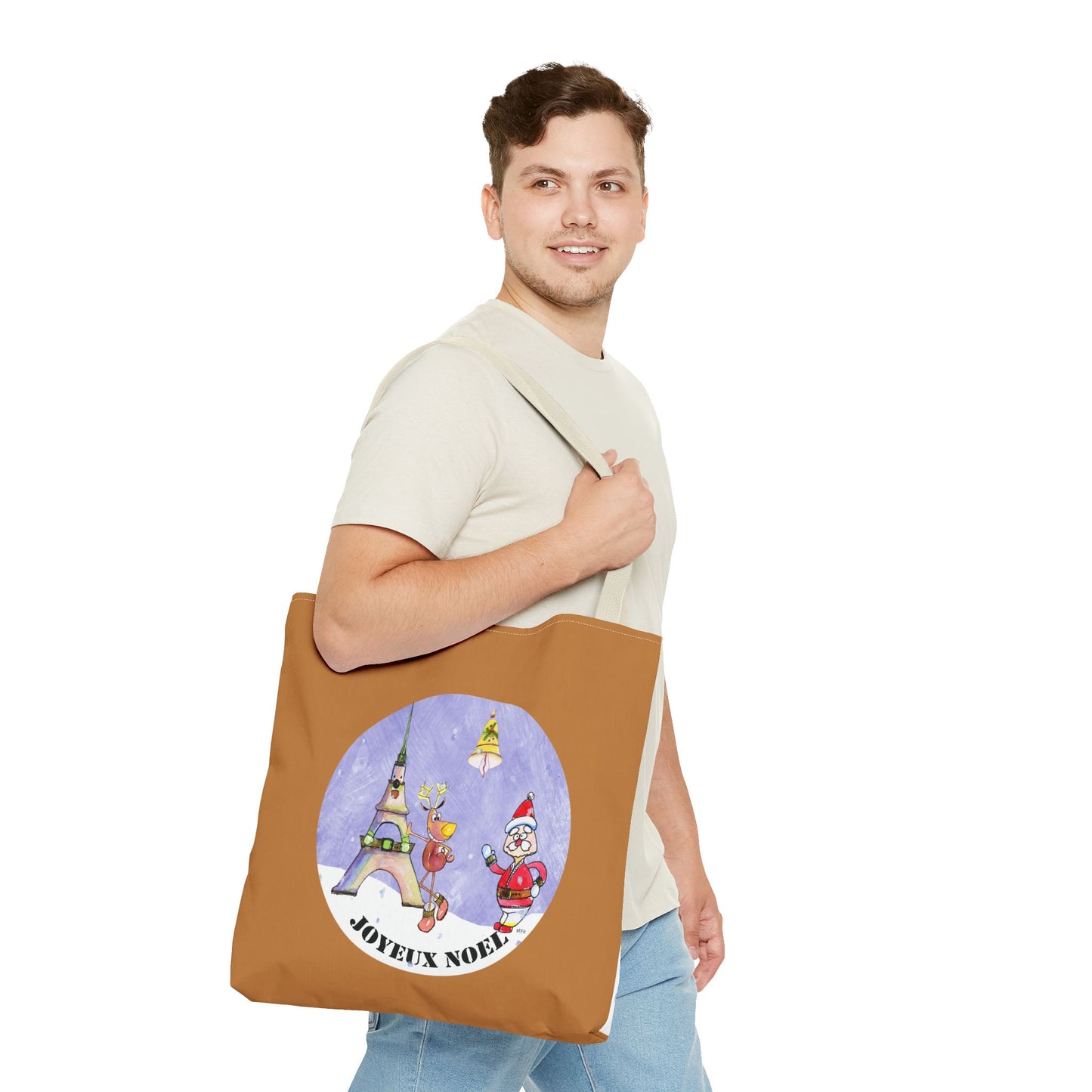 Christmas - French Tote Bag by artist Marie Frederique