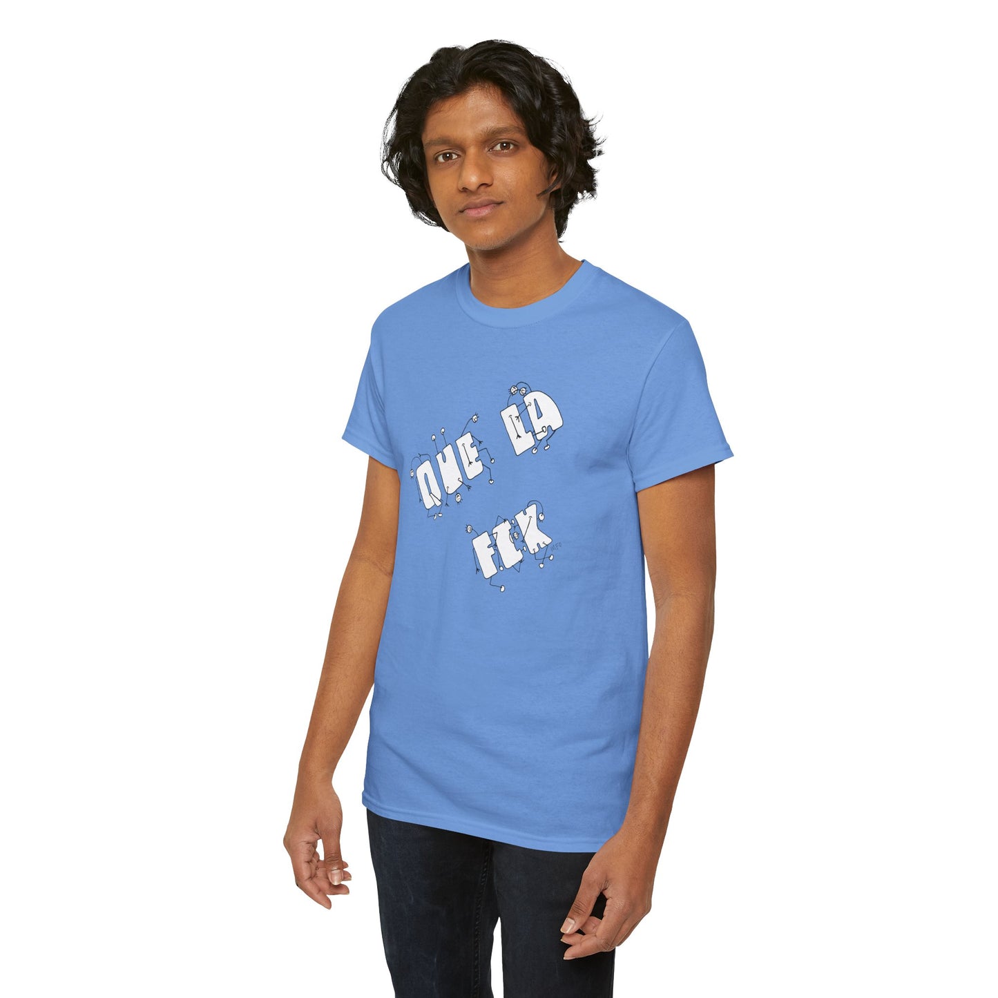Que la Fck Graphic Shirt by artist Marie Frederique