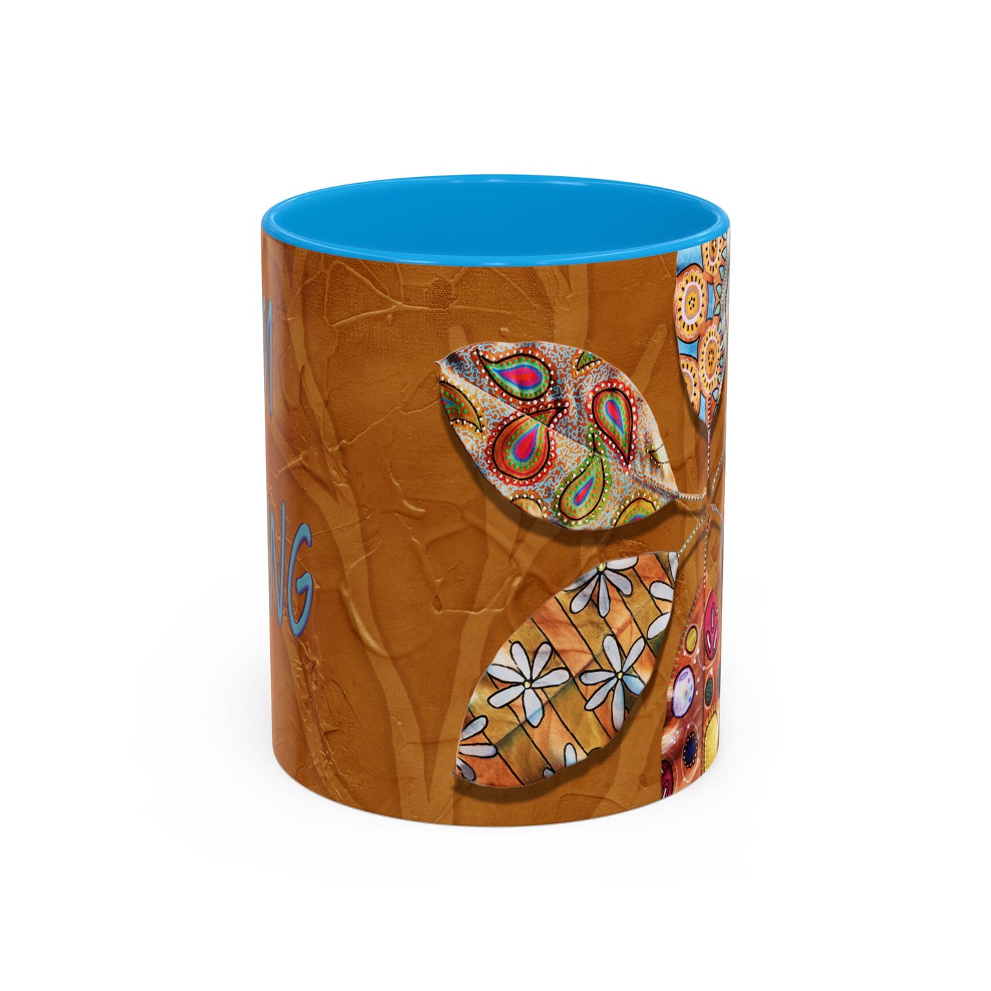 I AM Surfing, Colorful Mug by Artist Marie Frederique
