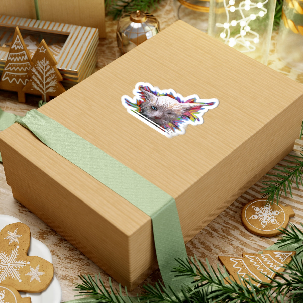 RBF Cat sticker by Artist Marie Frederique