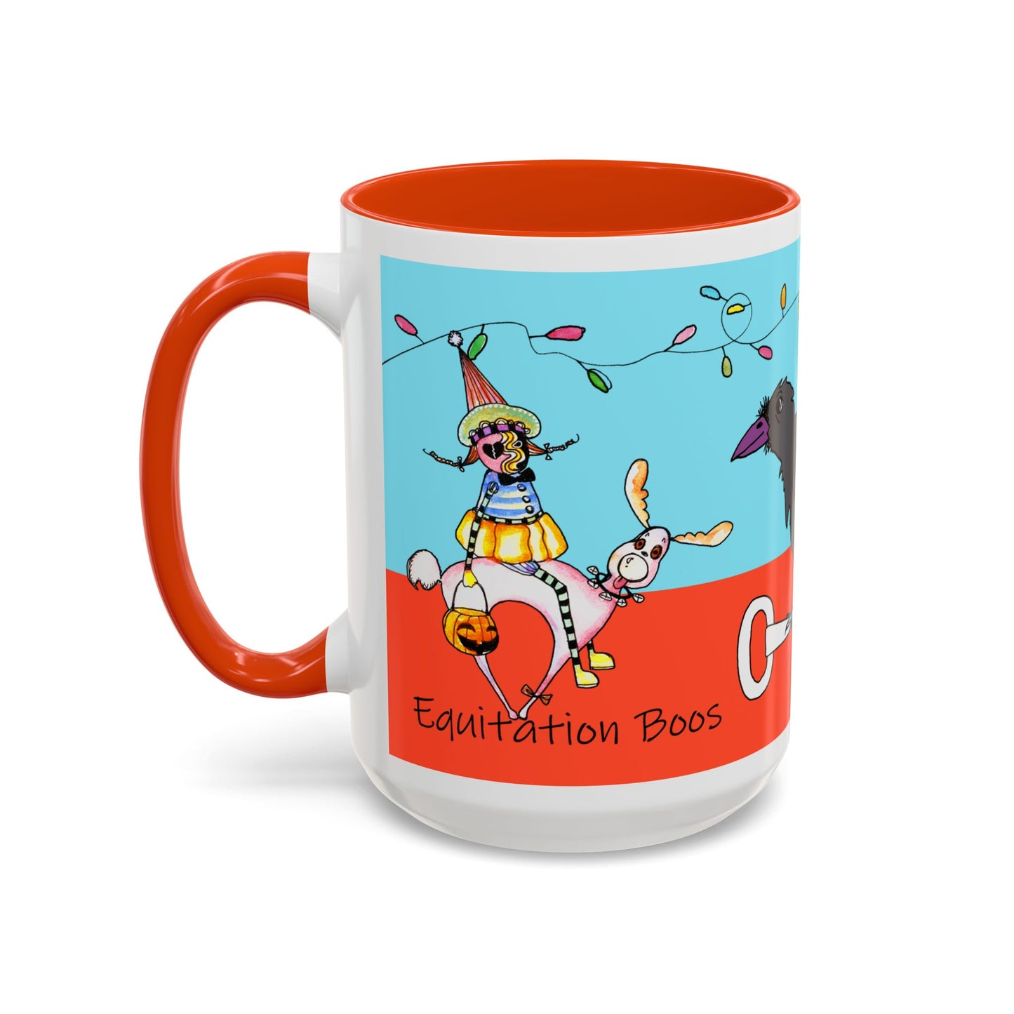 Equestrian Halloween Mug by artist Marie Frederique