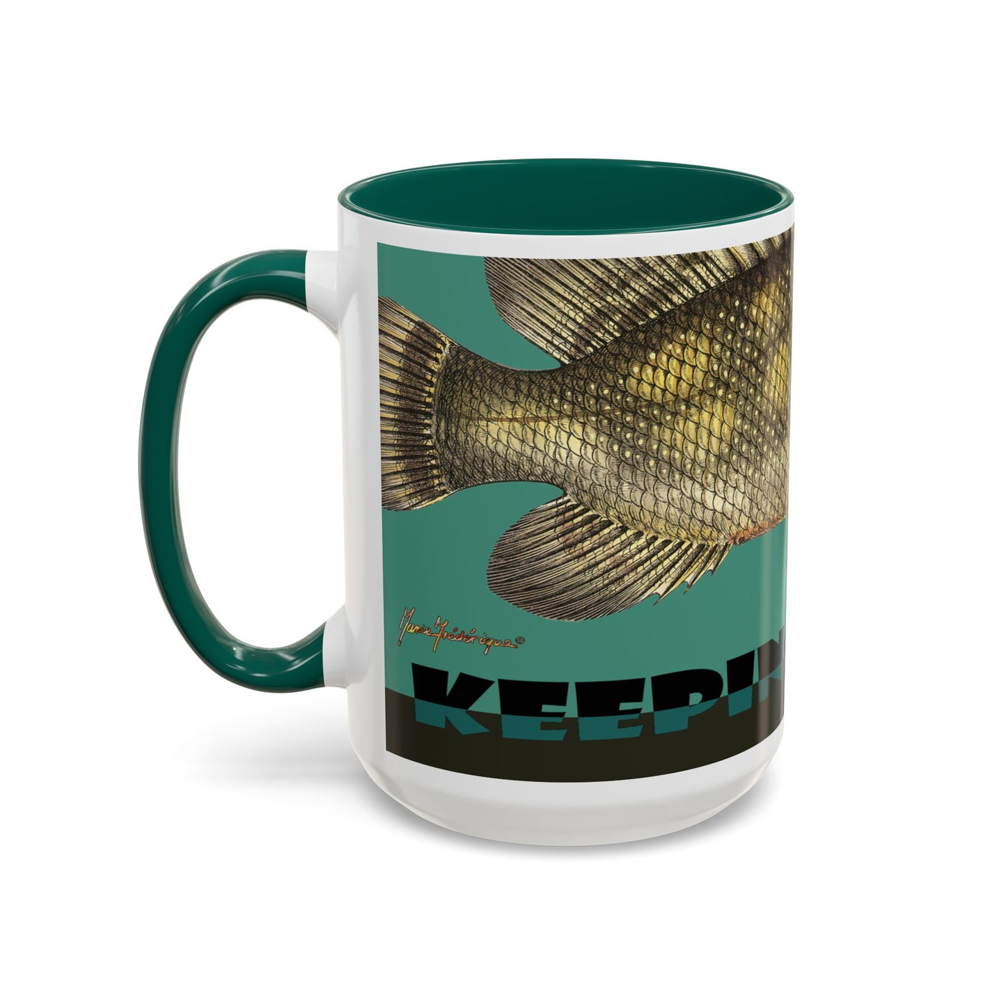 Fish lovers - KEEPING IT REEL, by artist Marie Frederique