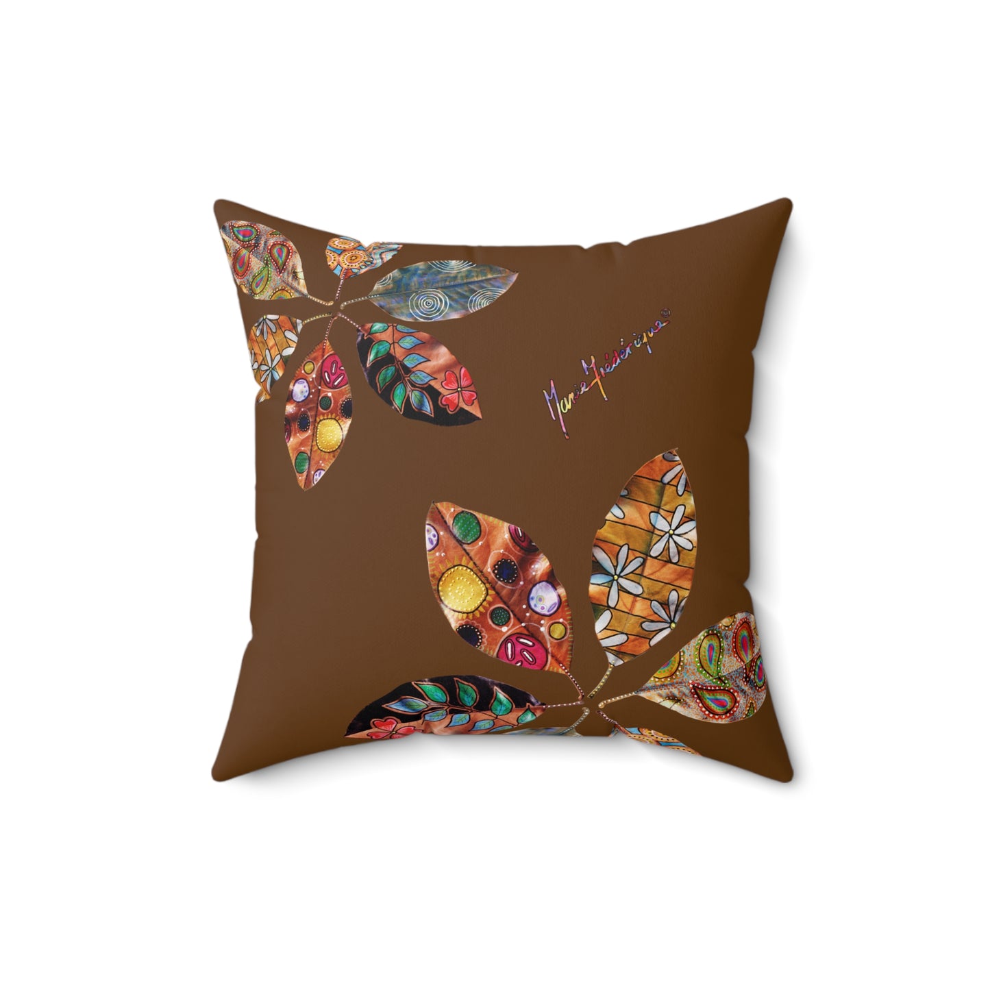 Colorful Leaf Design by artist Marie Frederique