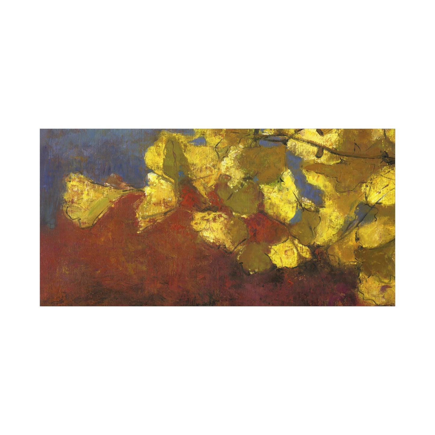 Vibrant Autumn Canvas Art by artist Marie Frederique