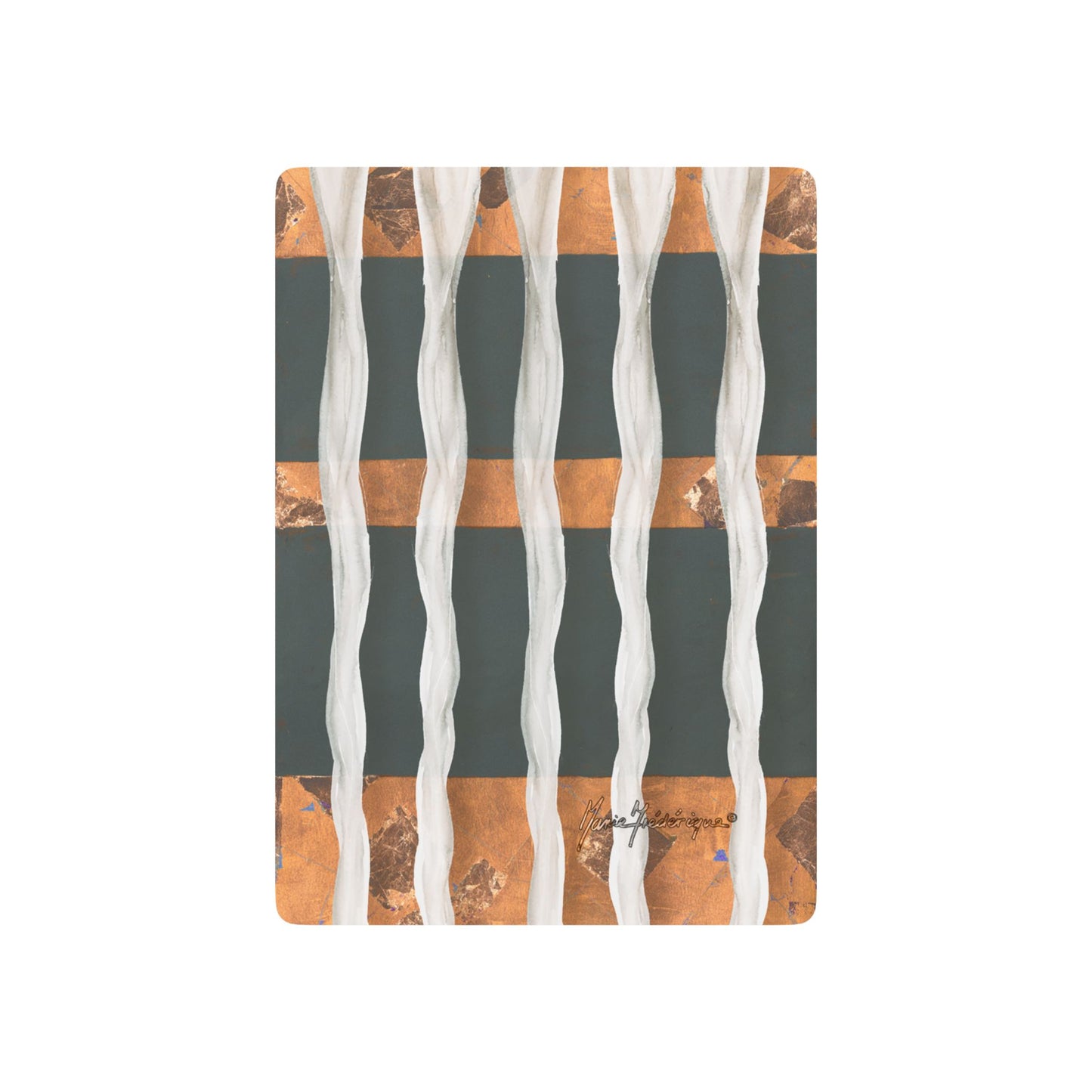 Go with the flow, Elegant Bridge/Poker Playing Cards Set by artist Marie Frederique