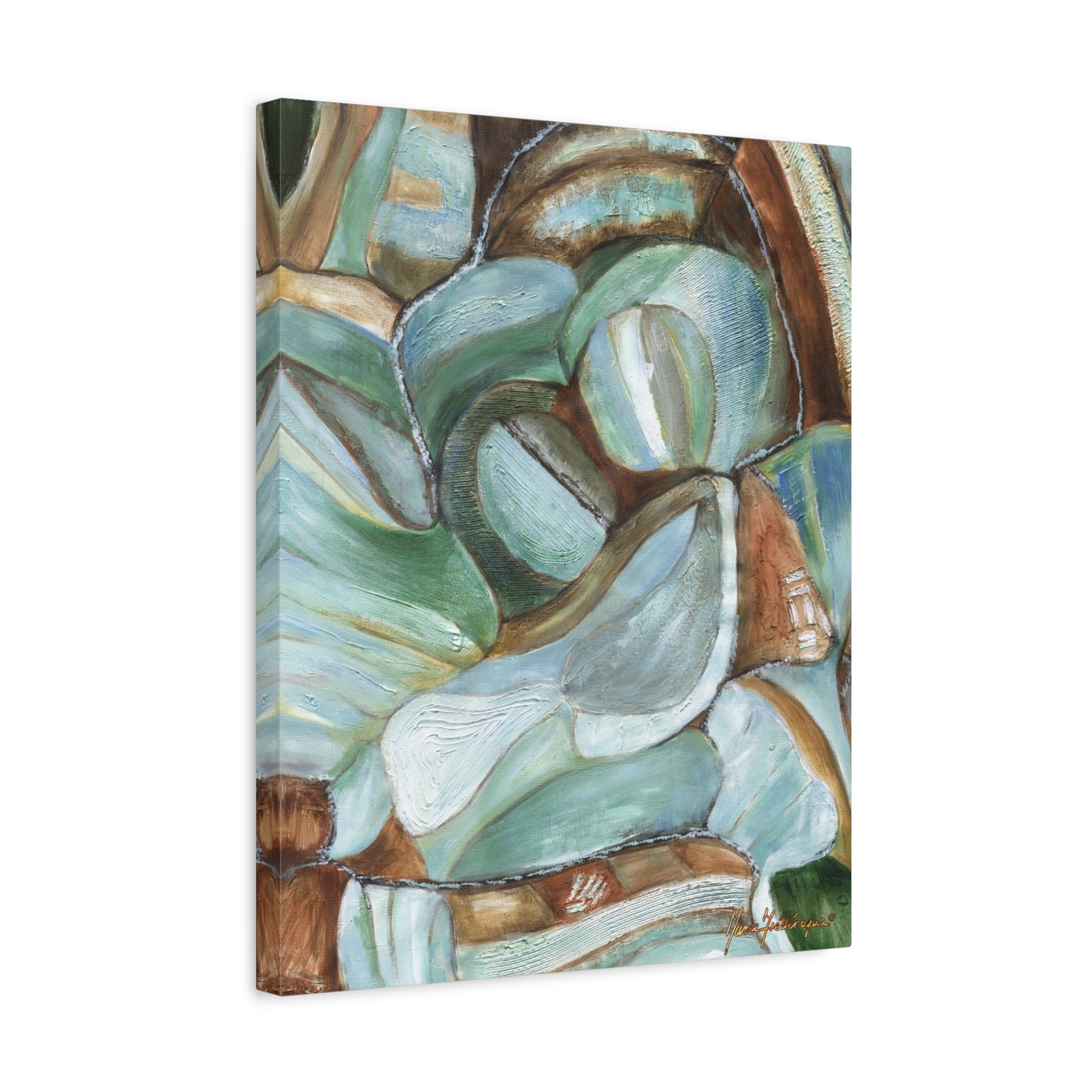 Abstract Nature Canvas Art Print by artist Marie Frederique