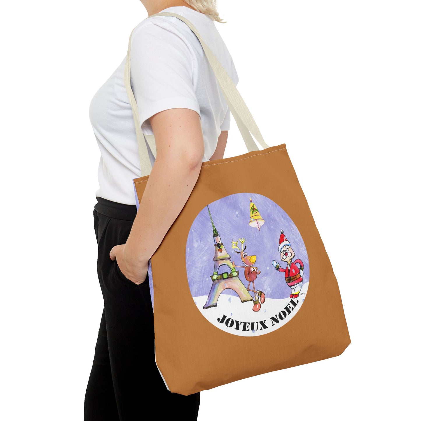 Christmas - French Tote Bag by artist Marie Frederique