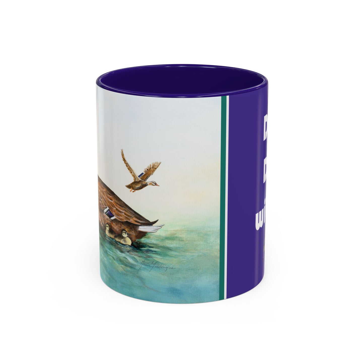 Don't duck with me, Adult Humor Hunting Adventure Theme by artist Marie Frederique