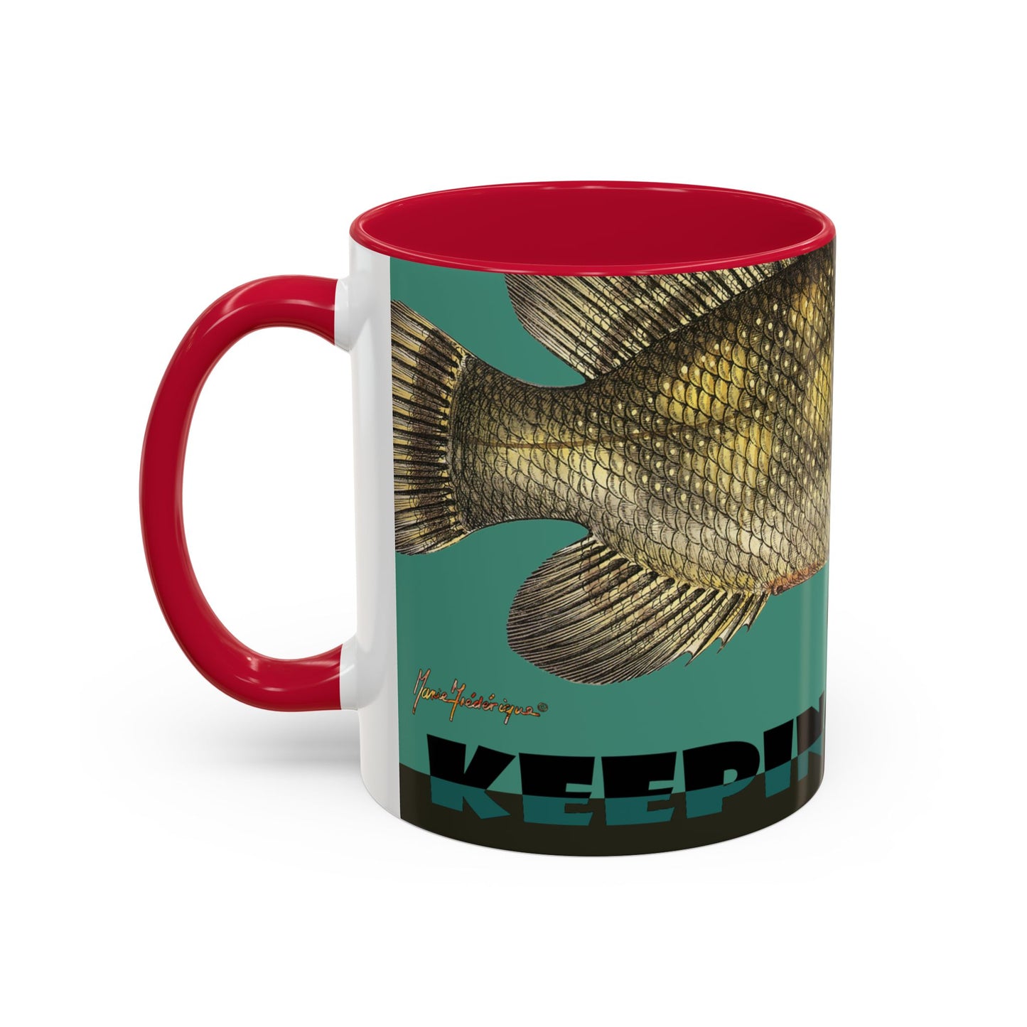 Fish lovers - KEEPING IT REEL, by artist Marie Frederique