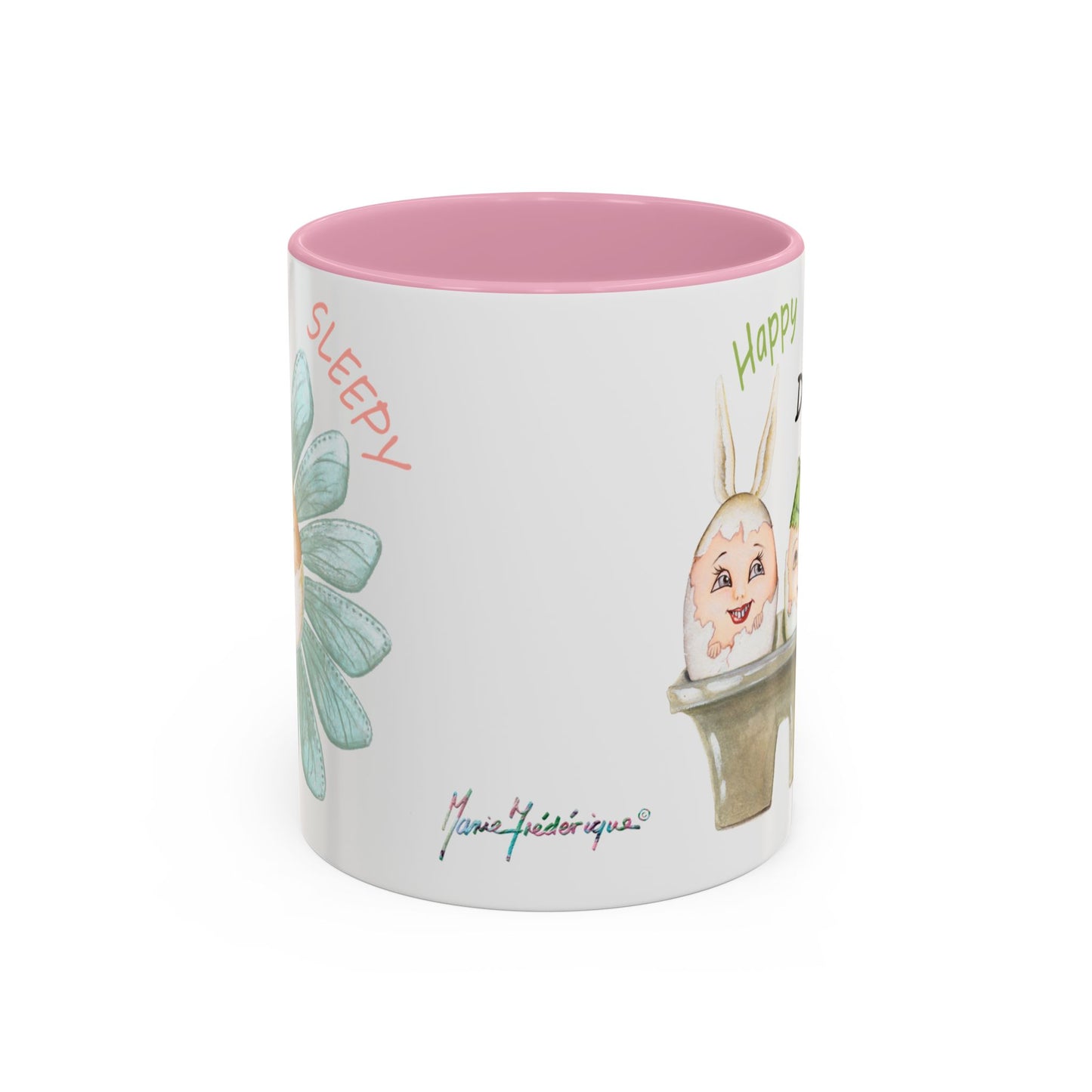Whimsical Egg Crate 2 mug, by Artist Marie Frederique