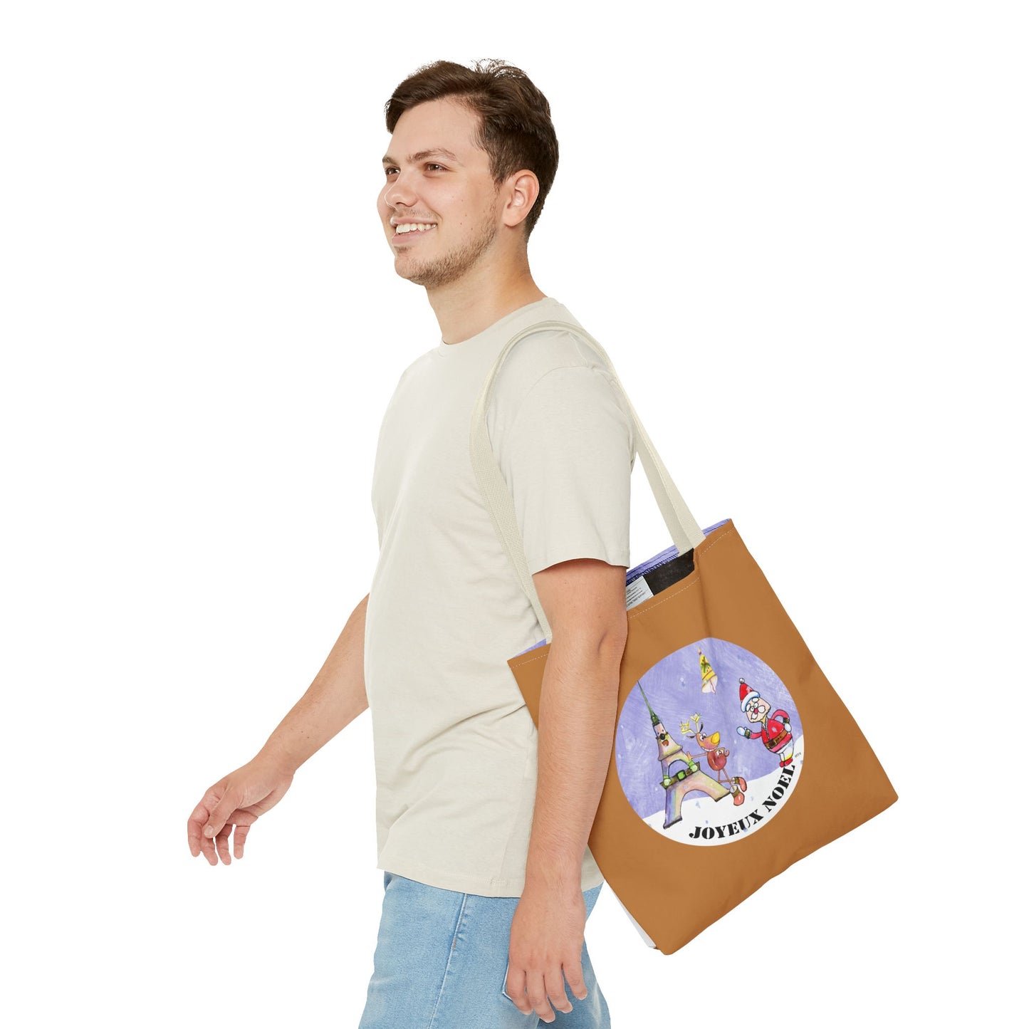 Christmas - French Tote Bag by artist Marie Frederique