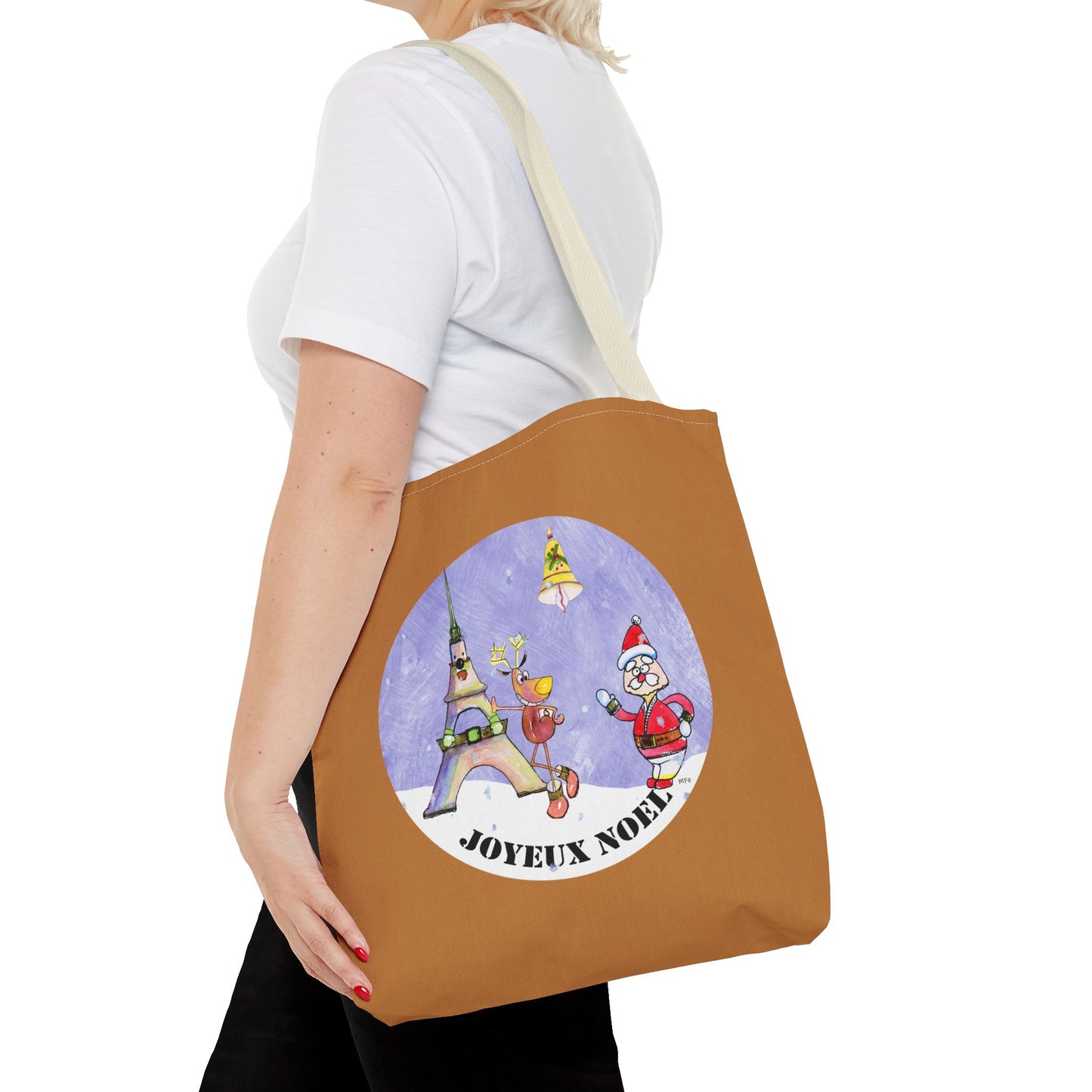 Christmas - French Tote Bag by artist Marie Frederique