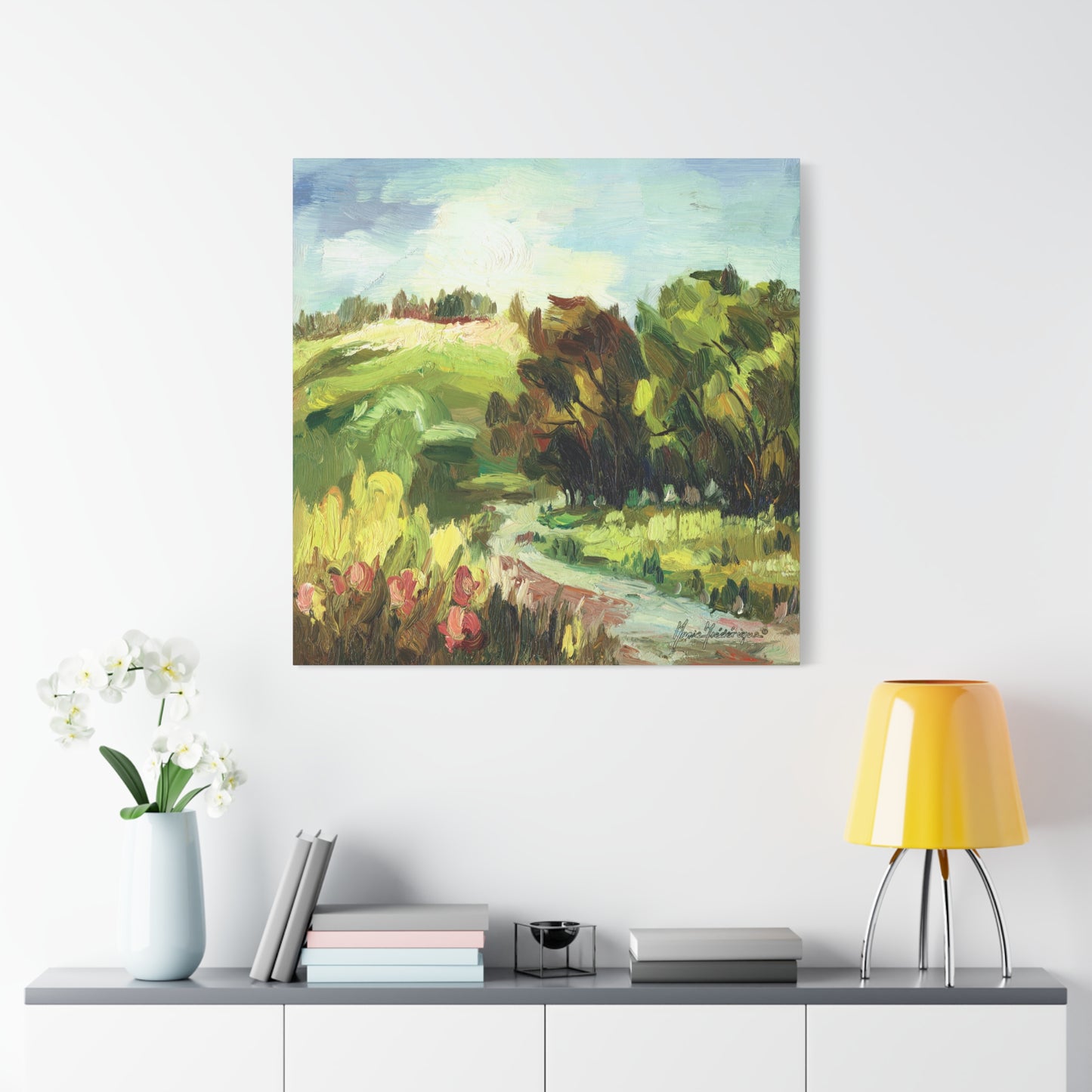 Canvas Print Landscape Home Decor by artist Marie Frederique