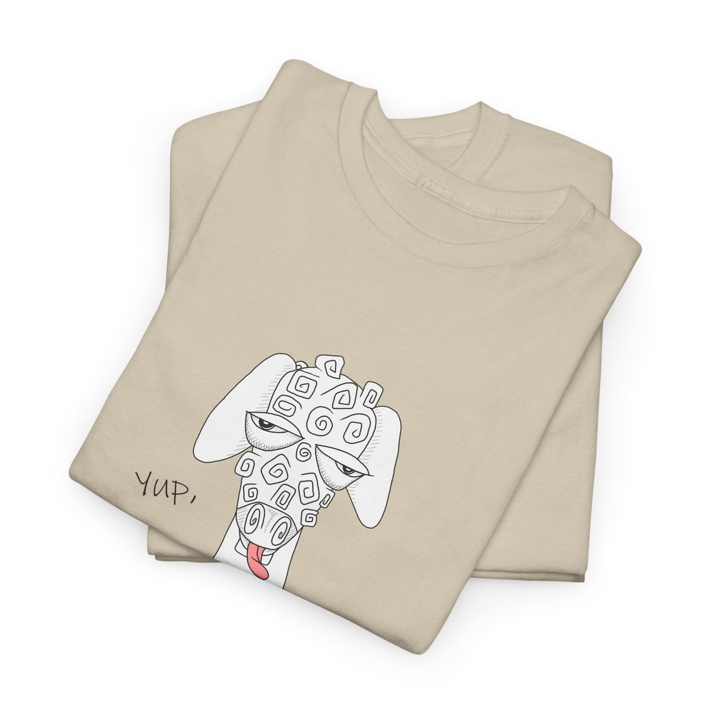 Sheep Lovers - Safety in Numbers. Unisex Heavy Cotton Tee by artist Marie Frederique