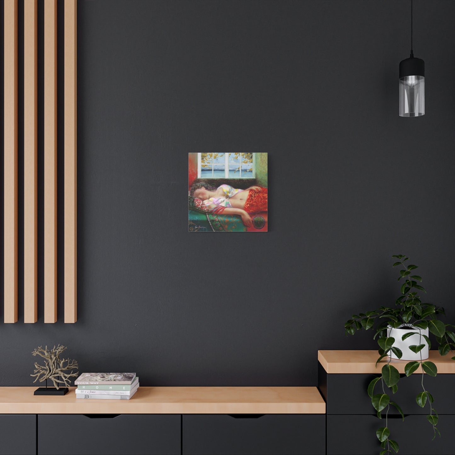 Mid-Day Nap, Dreamy Abstract Wall Art, by artist Marie Frederique