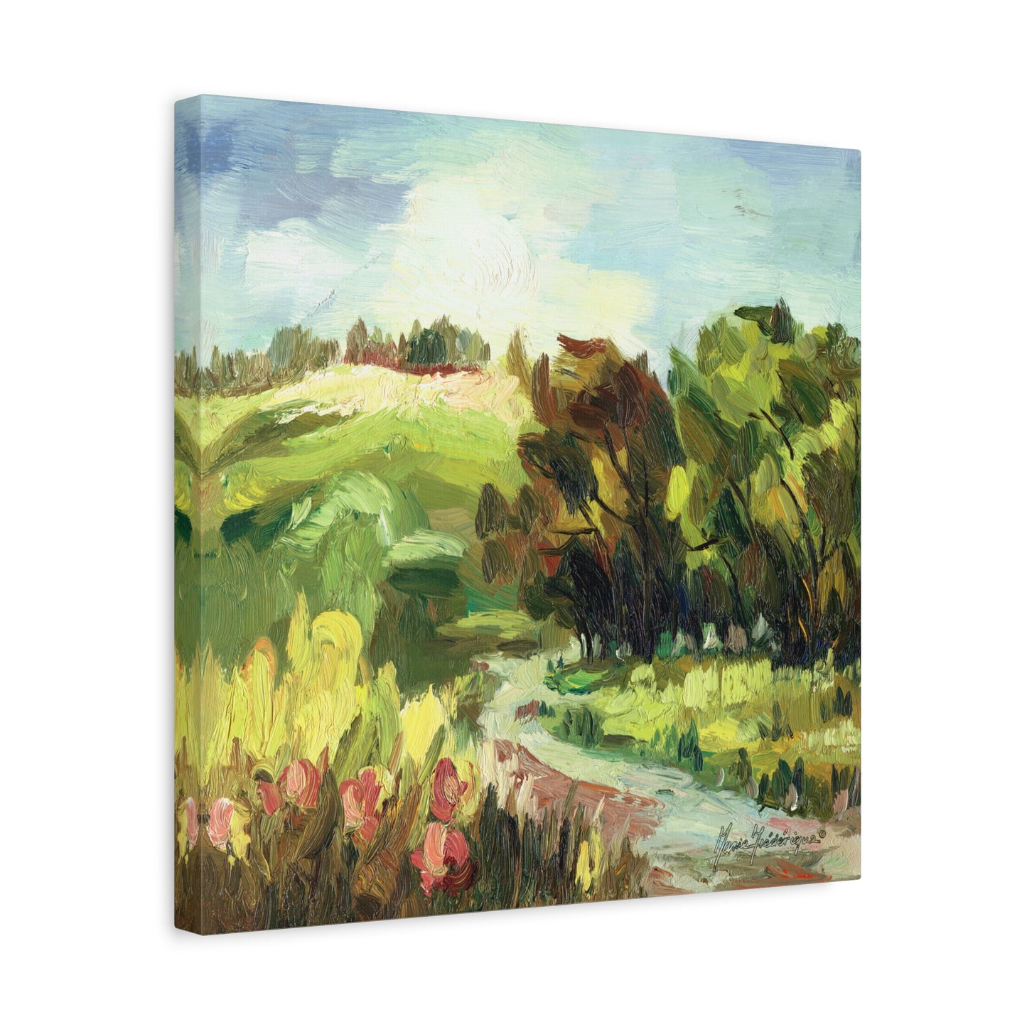 Canvas Print Landscape Home Decor by artist Marie Frederique