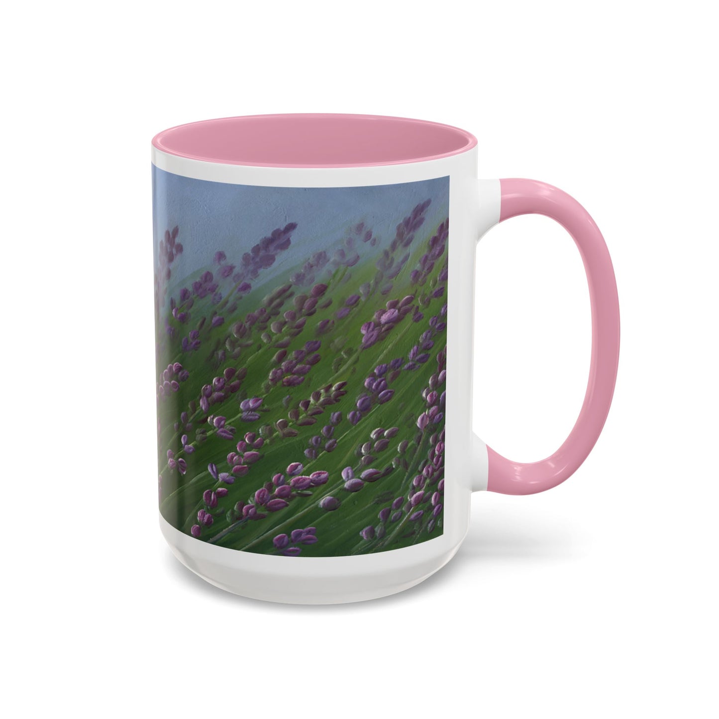 Lavender, Sequim - Colorful Mug by artist Marie Frederique