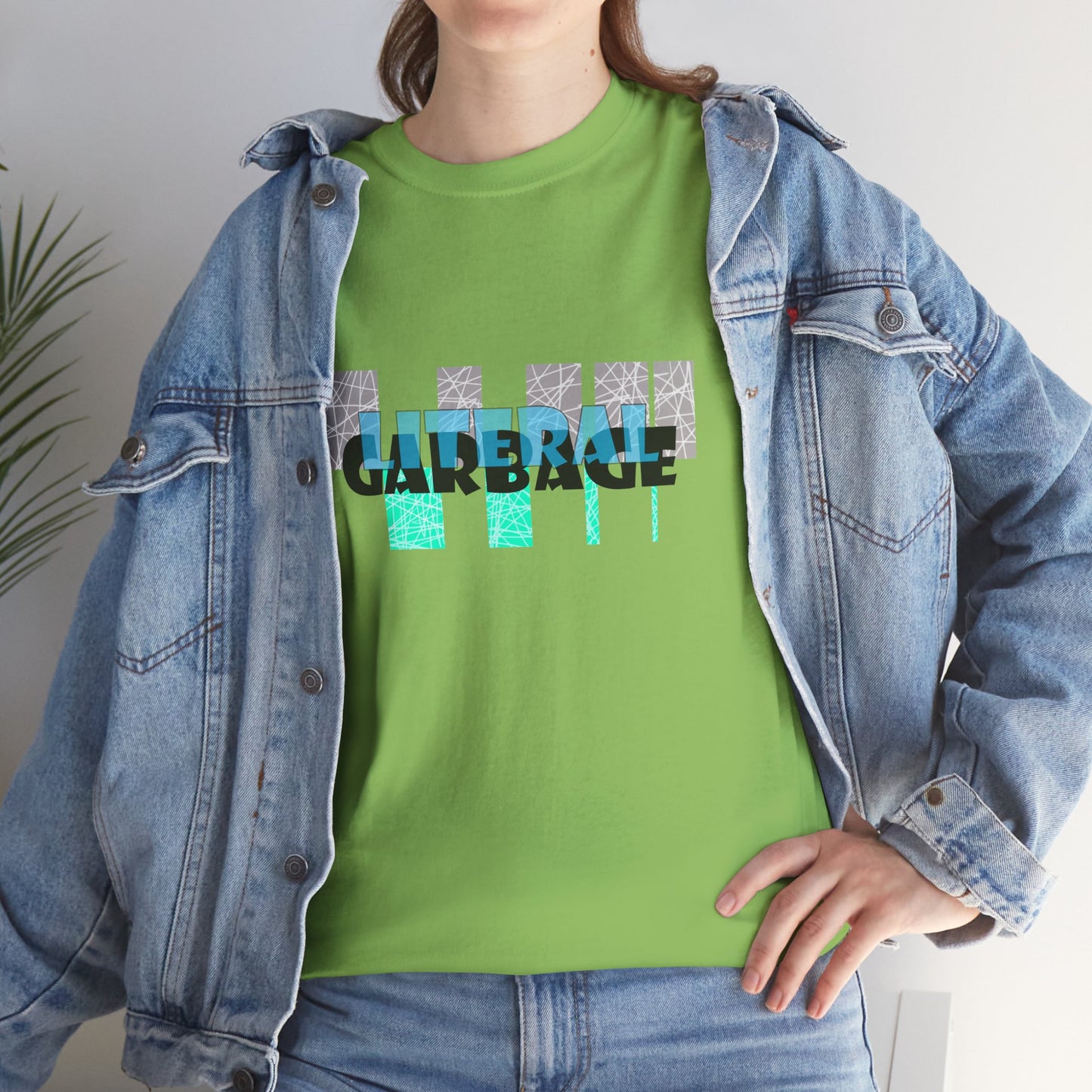 LITERAL GARBAGE Casual Nerd Shirt by artist Marie Frederique