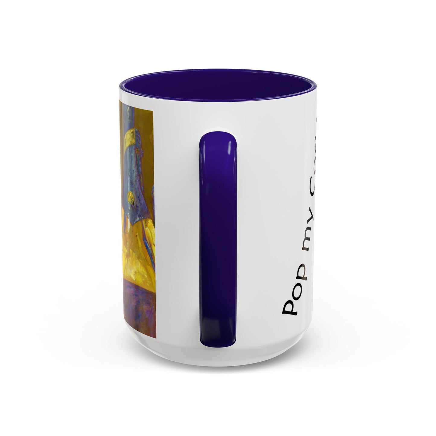 Celebration Pop my Cork! Colorful Mug by artist Marie Frederique