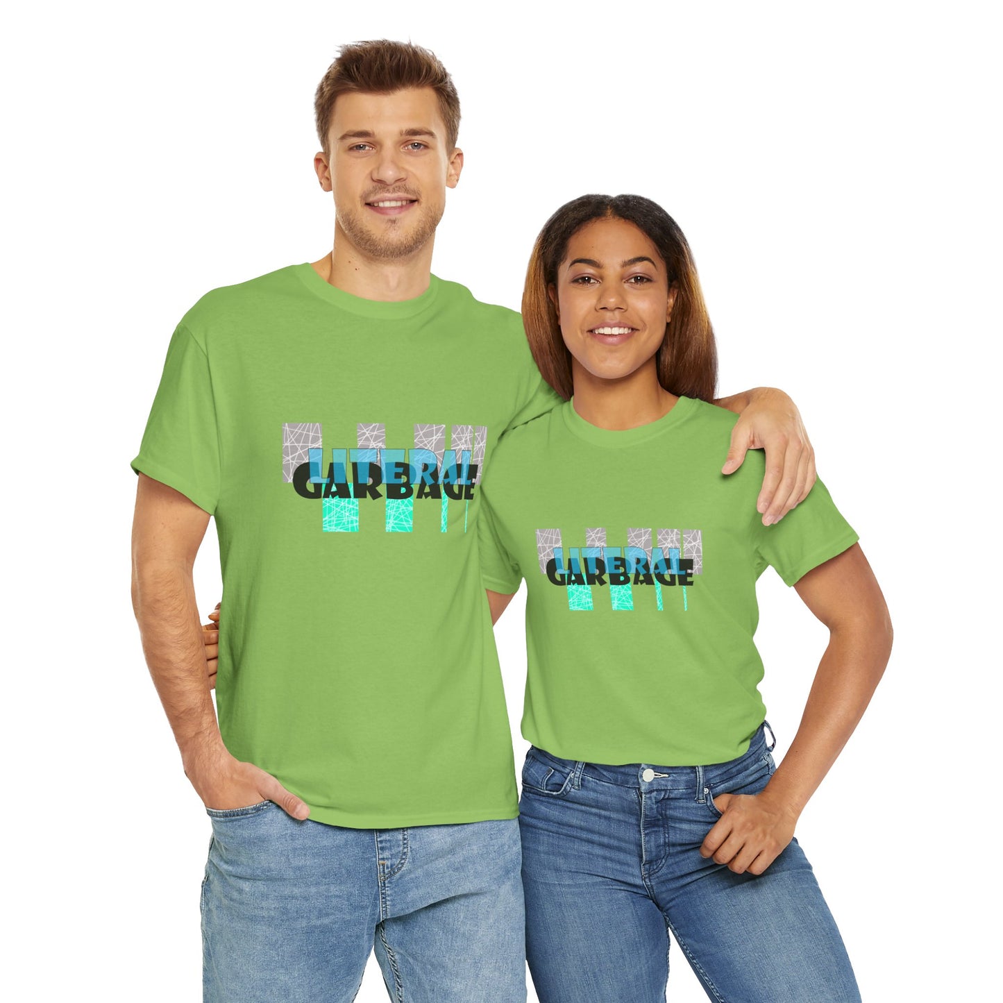 LITERAL GARBAGE Casual Nerd Shirt by artist Marie Frederique