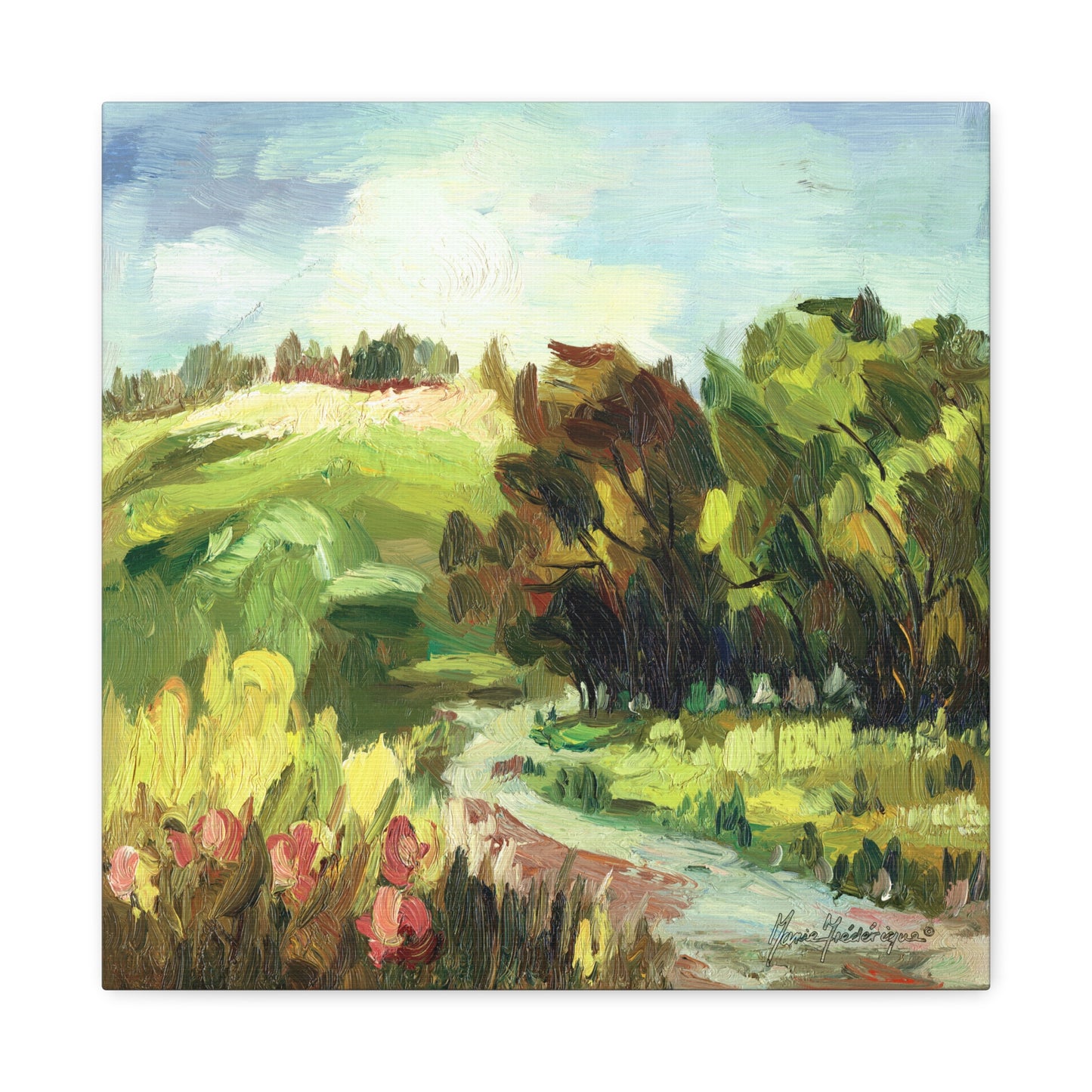 Canvas Print Landscape Home Decor by artist Marie Frederique