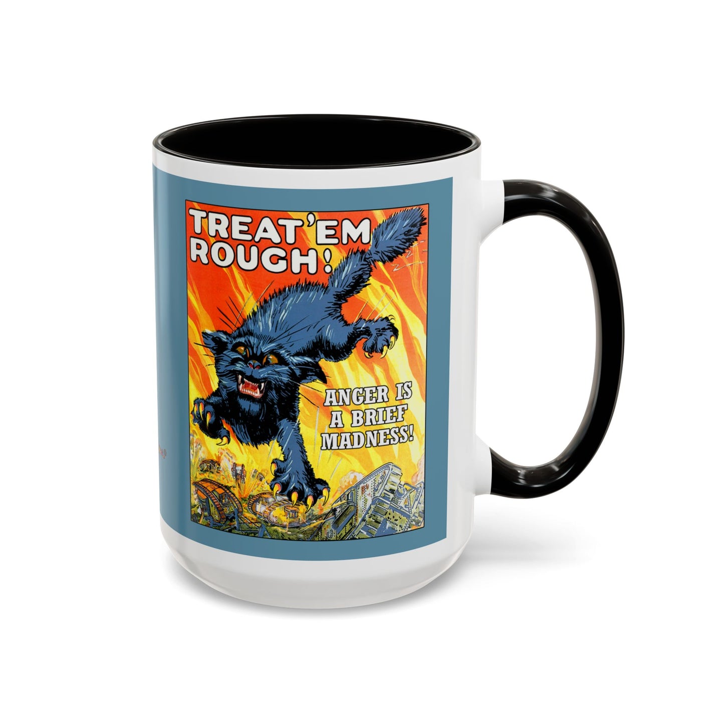 Poster Mug "Anger is a brief madness" - Colorful Mugs