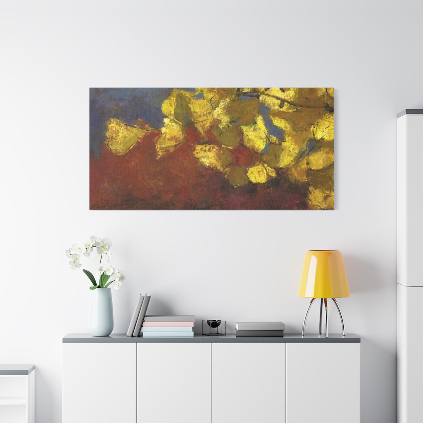Vibrant Autumn Canvas Art by artist Marie Frederique