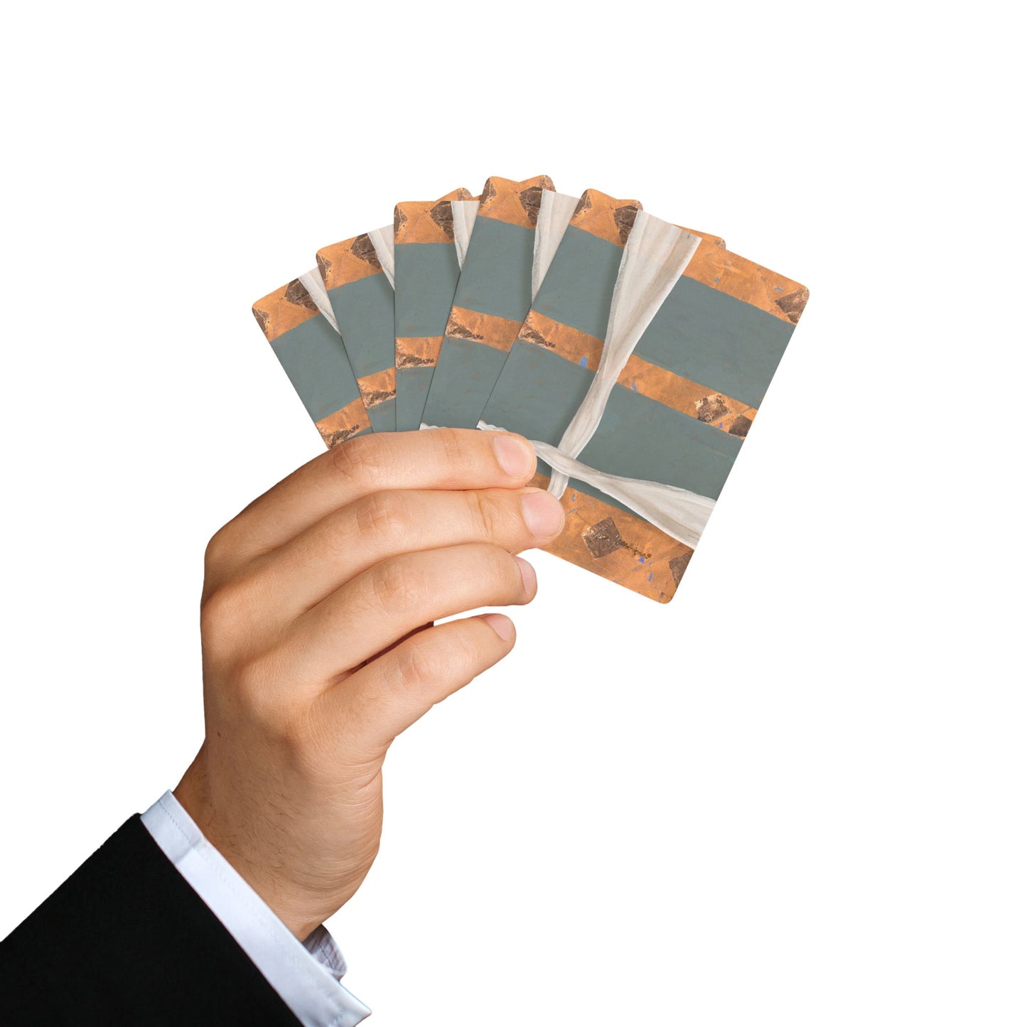 Go with the flow 2, Elegant Poker Playing Cards Set - Perfect for Game Nights & Gatherings by artist Marie Frederique