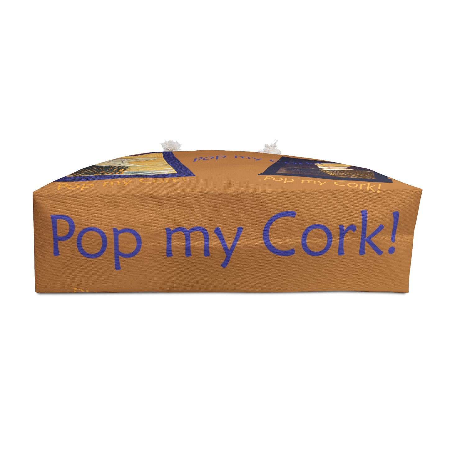 Celebration, Pop my Cork! Weekender Bag by artist Marie Frederique