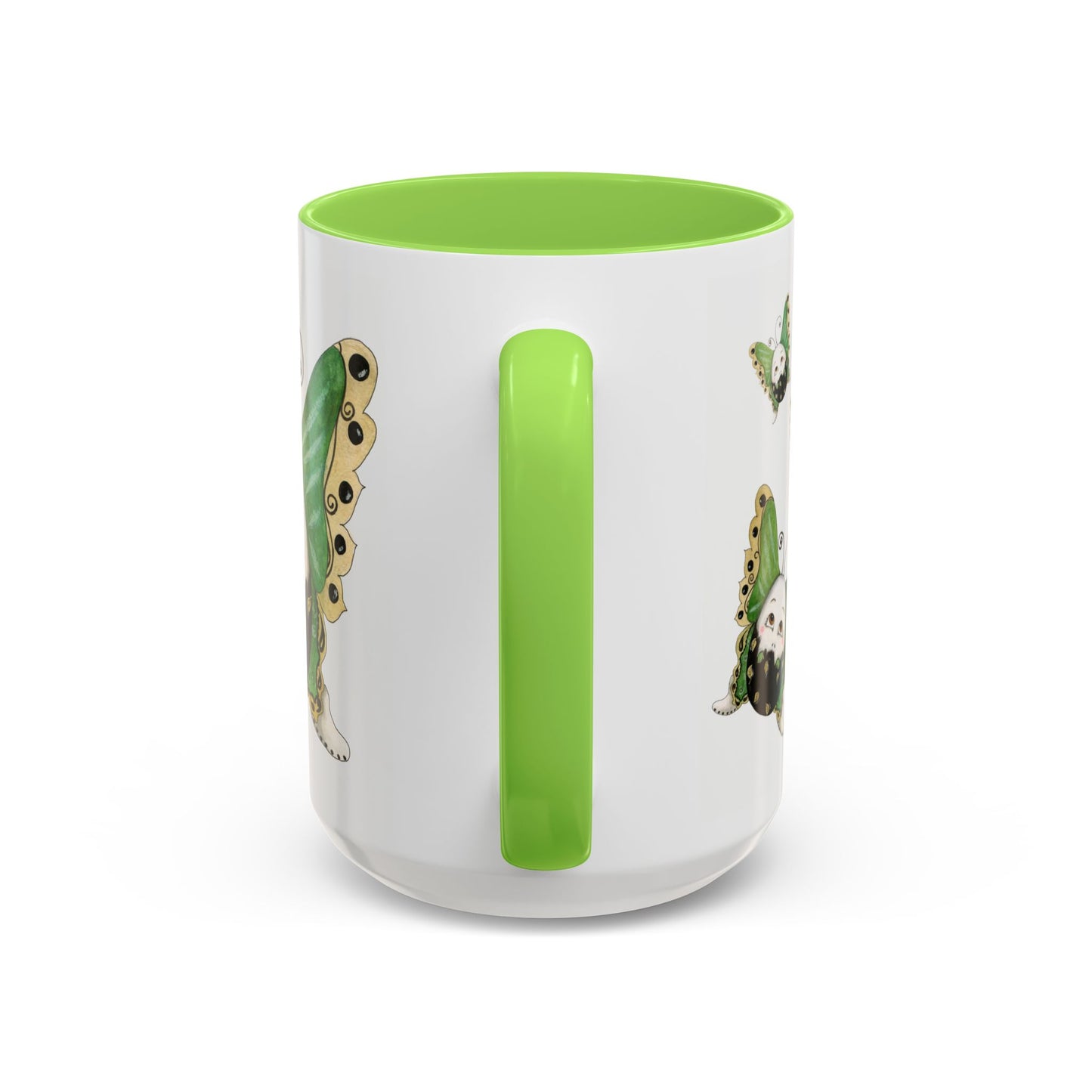 Whimsical Egg Butterfly 2 "Fly, baby fly", Colorful Mug by Artist Marie Frederique