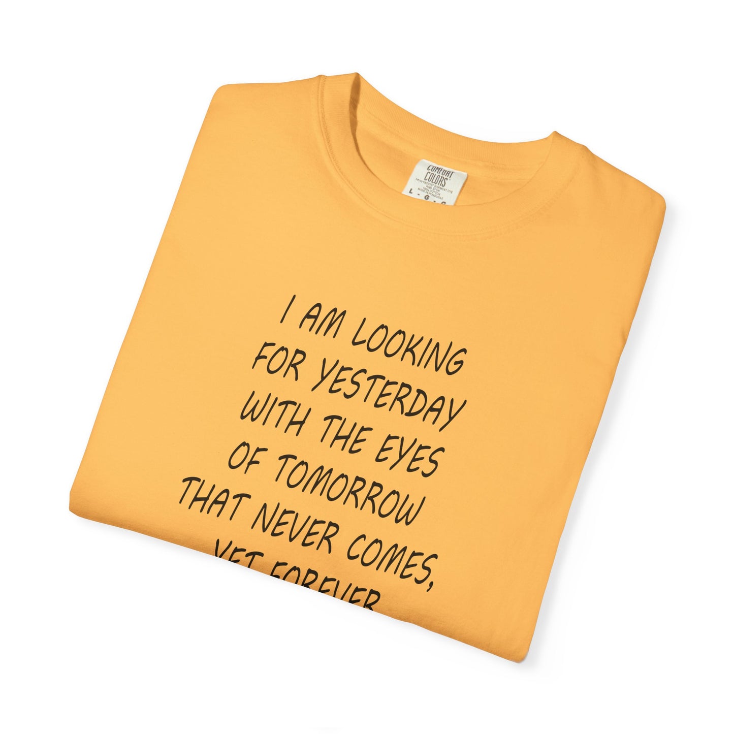 Time travel 'Looking for Yesterday' T-Shirt by artist Marie Frederique