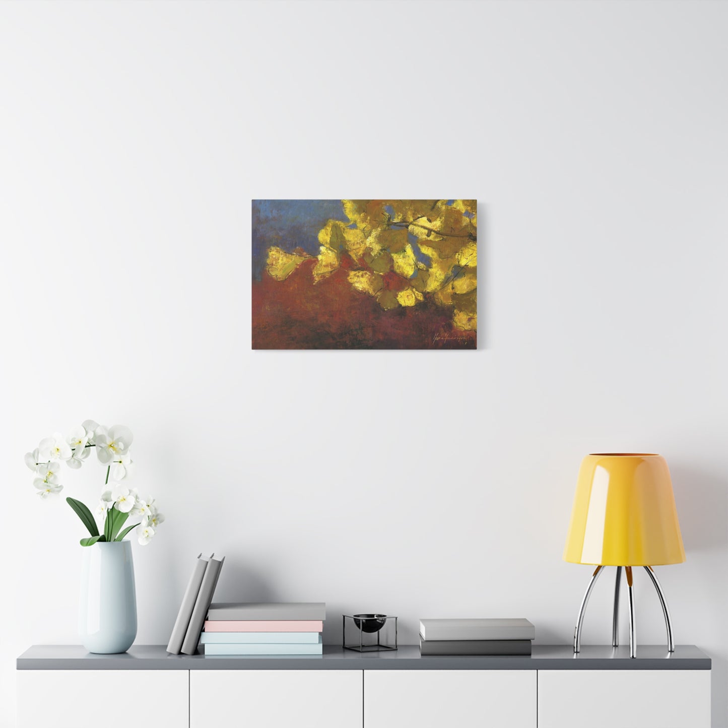 Vibrant Autumn Canvas Art by artist Marie Frederique