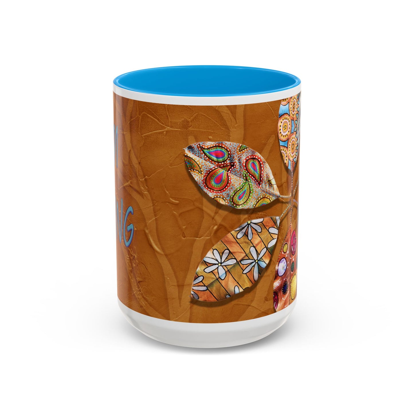 I AM Surfing, Colorful Mug by Artist Marie Frederique
