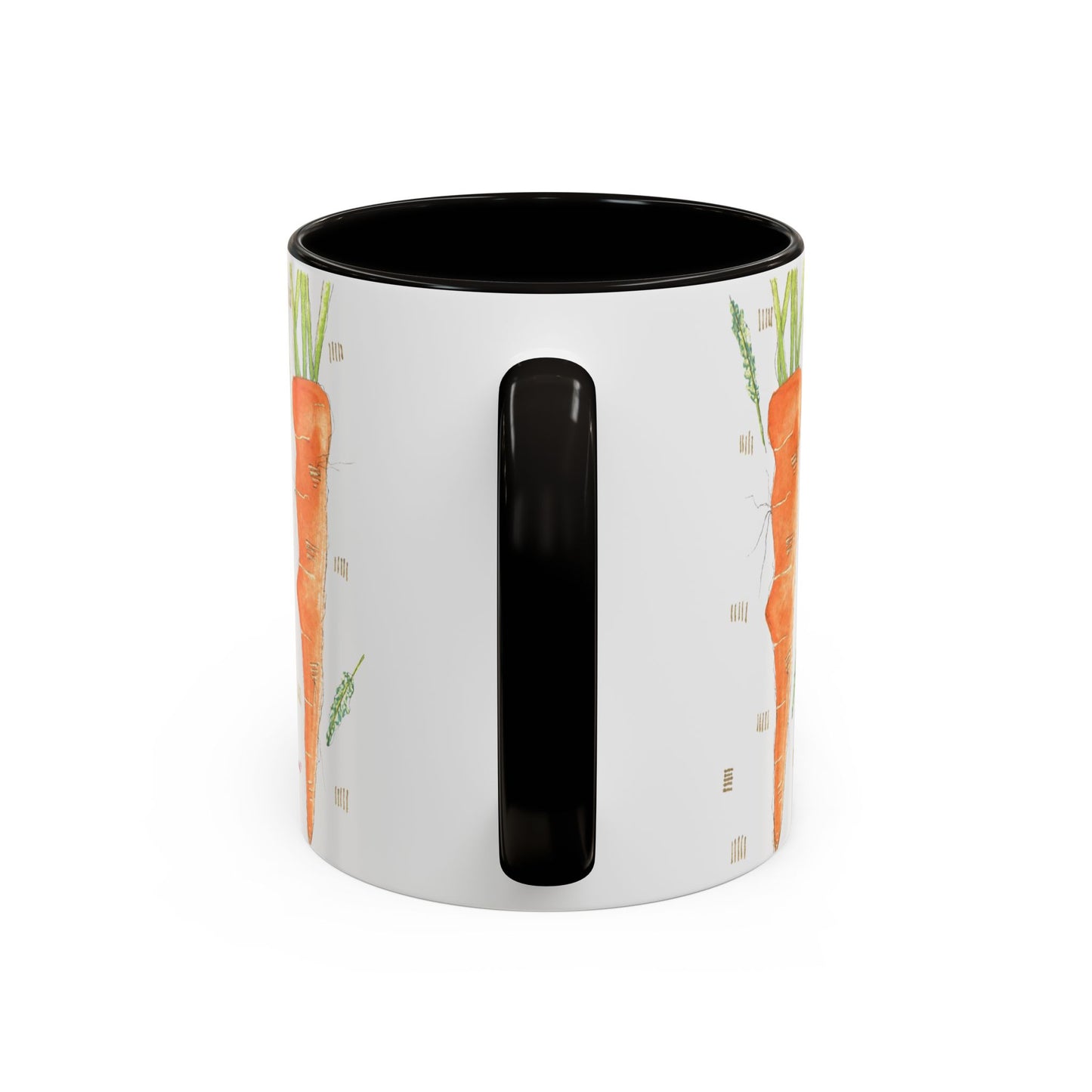Rainbow Carrot - Colorful Mug by Artist Marie Frederique
