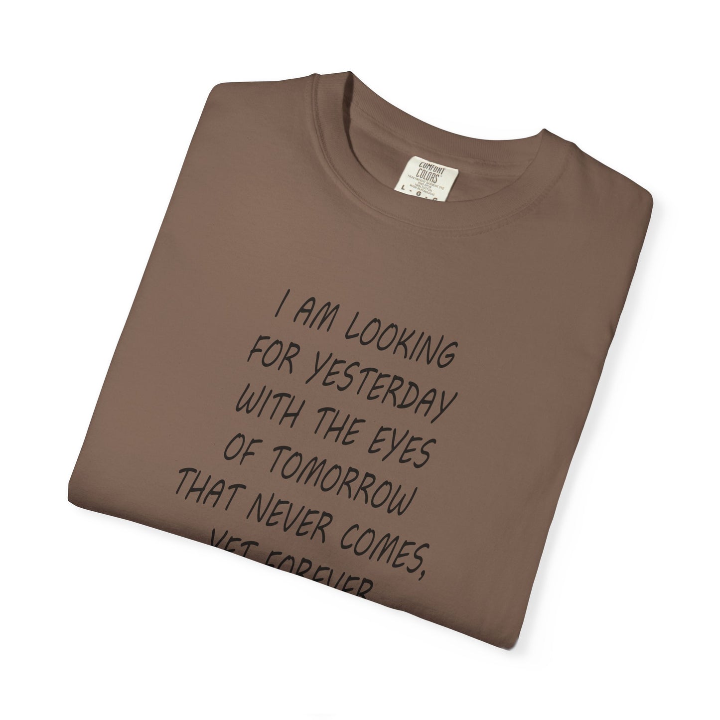 Time travel 'Looking for Yesterday' T-Shirt by artist Marie Frederique