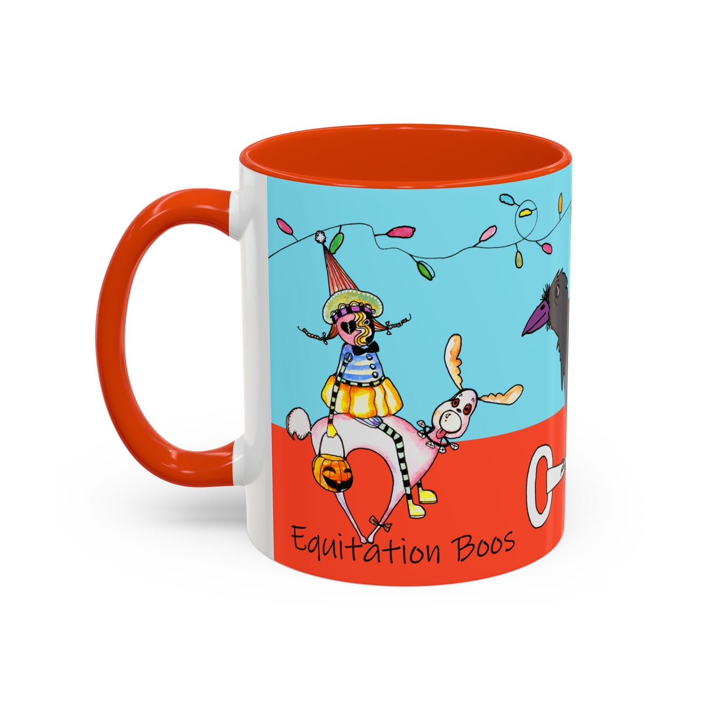 Equestrian Halloween Mug by artist Marie Frederique