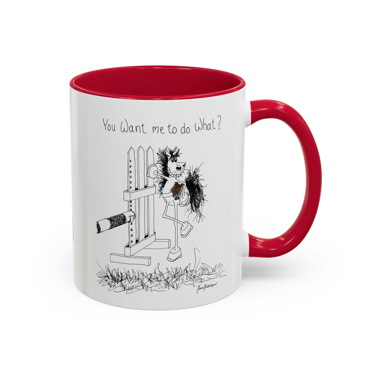 CTS - A horse's point of view, Mug by Artist Marie Frederique
