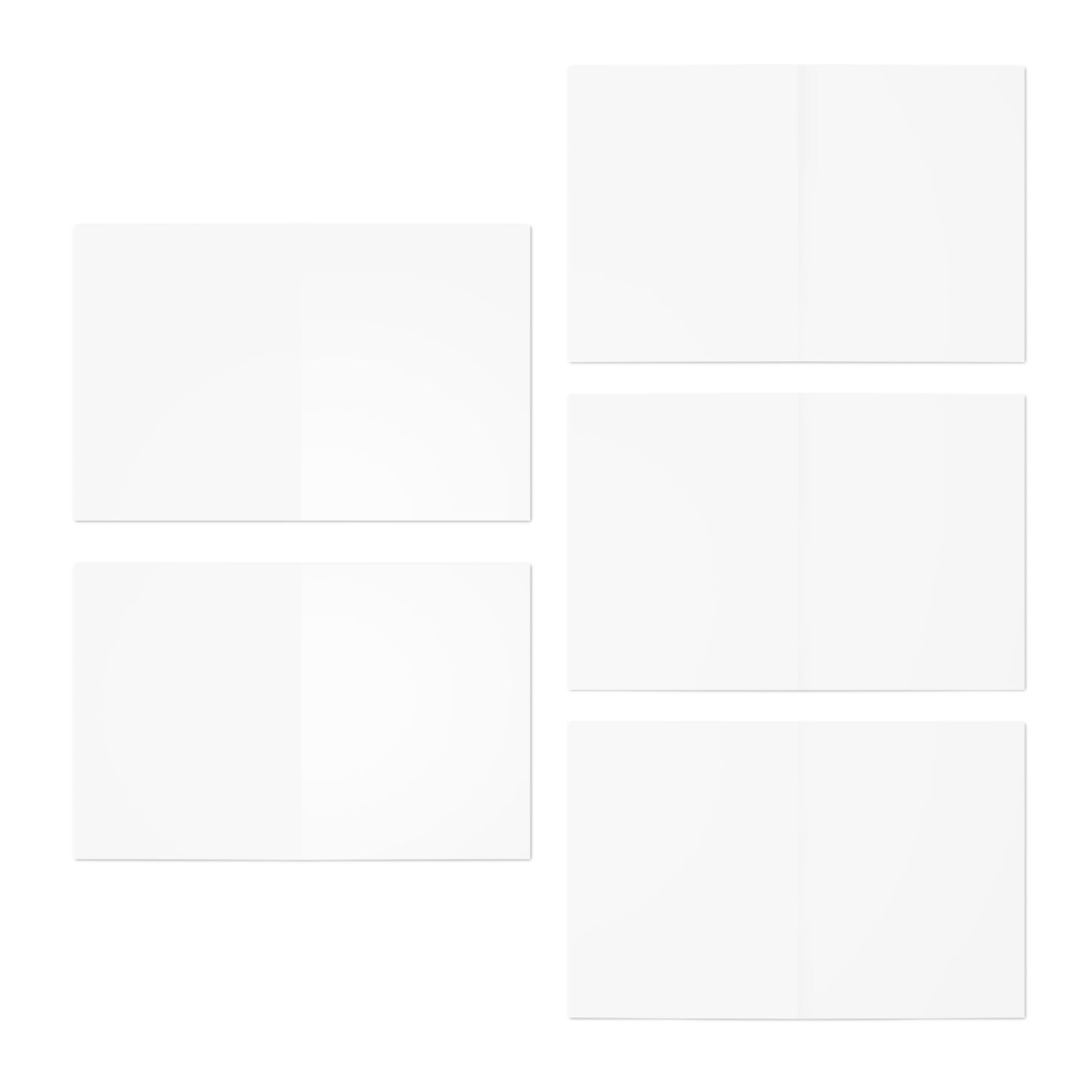 Ocean Coral Classic Etchings - Designer Greeting Cards (5-Pack) by Artist Marie Frederique